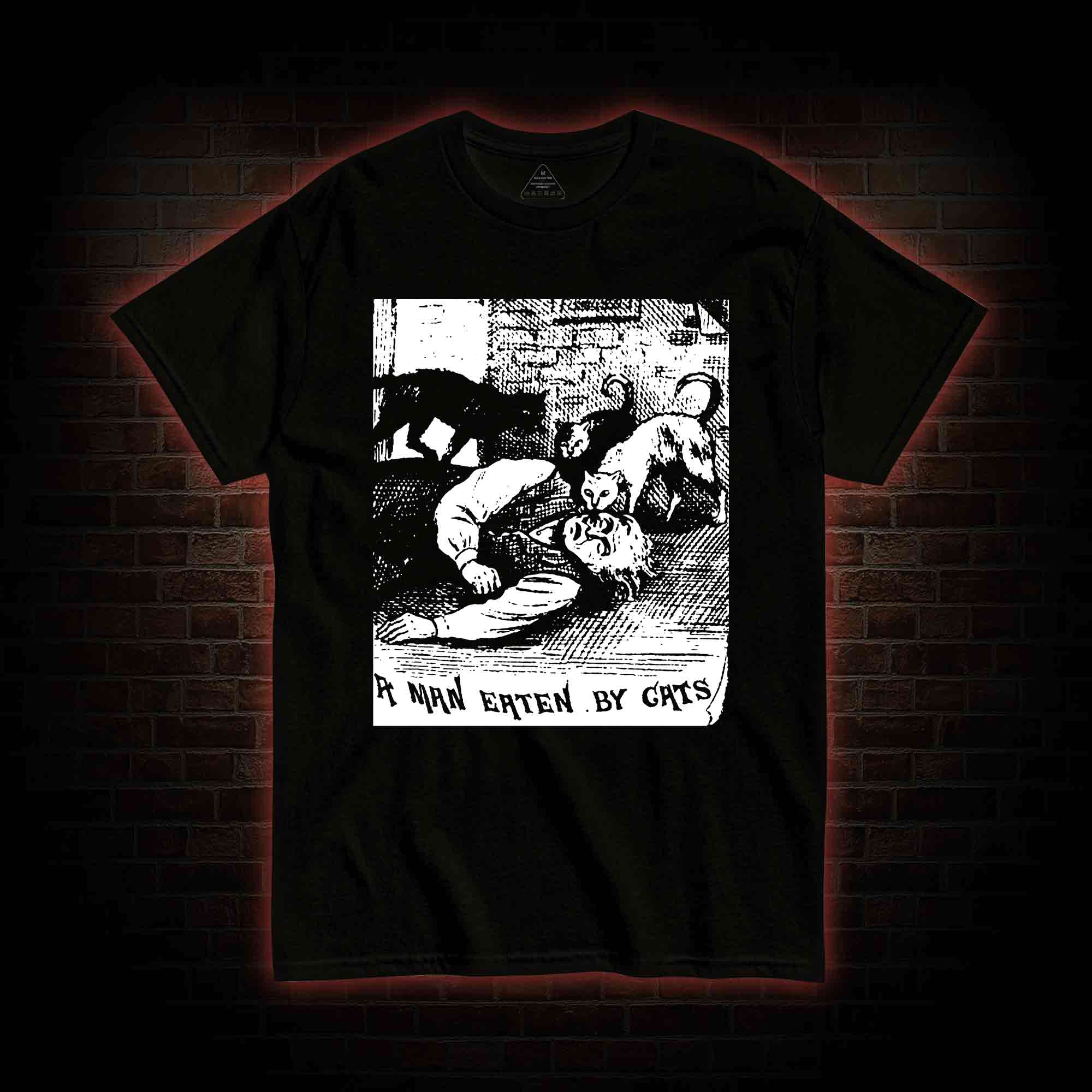 A Man Eaten By Cats T-shirt