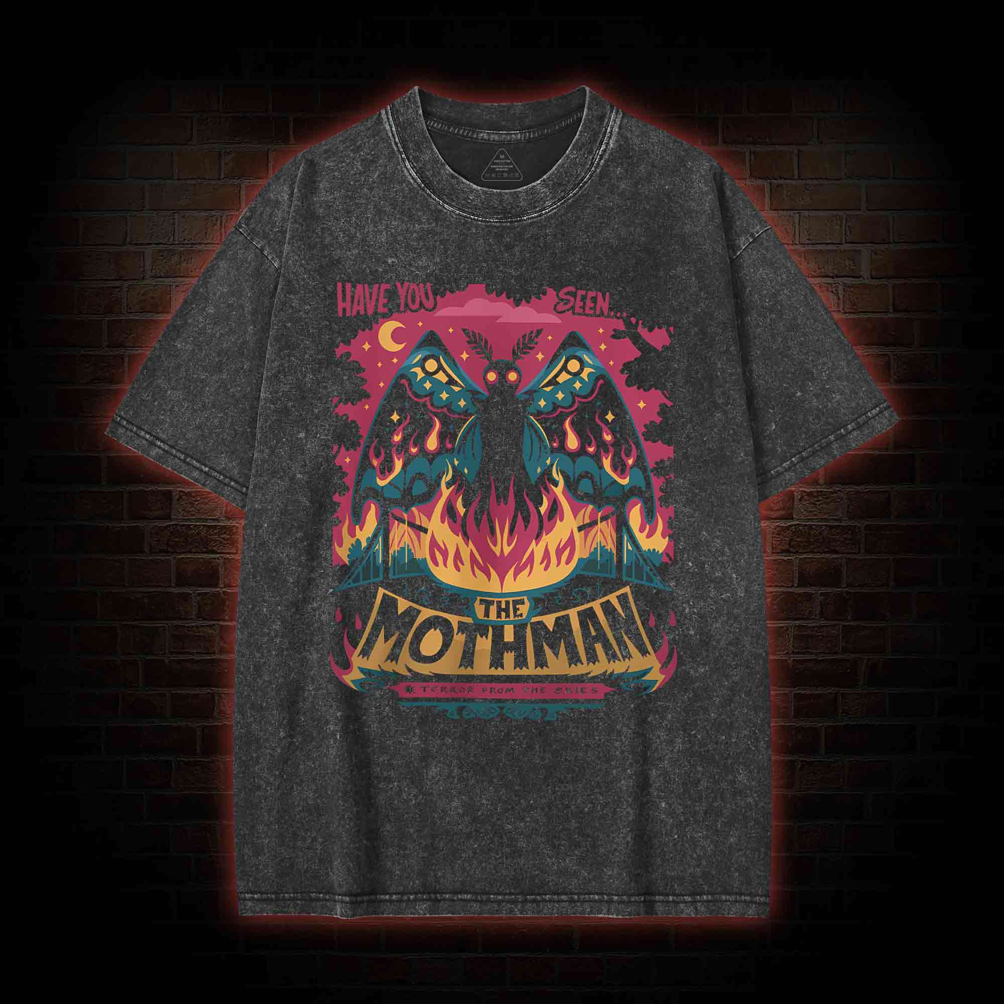 Have You Seen The Mothman Washed T-shirt
