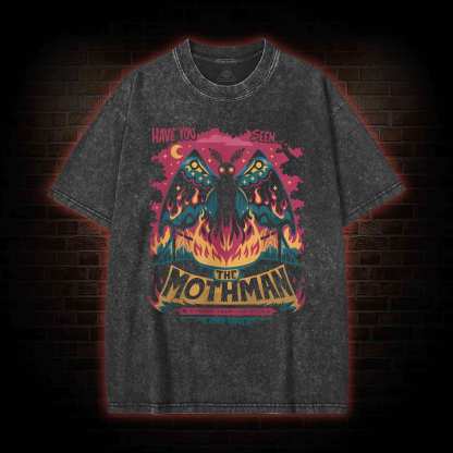 Have You Seen The Mothman Washed T-shirt