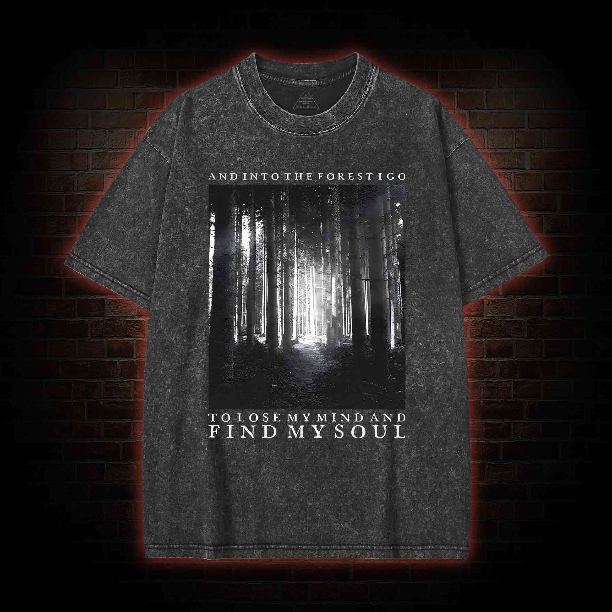 Into The Forest Washed T-shirt