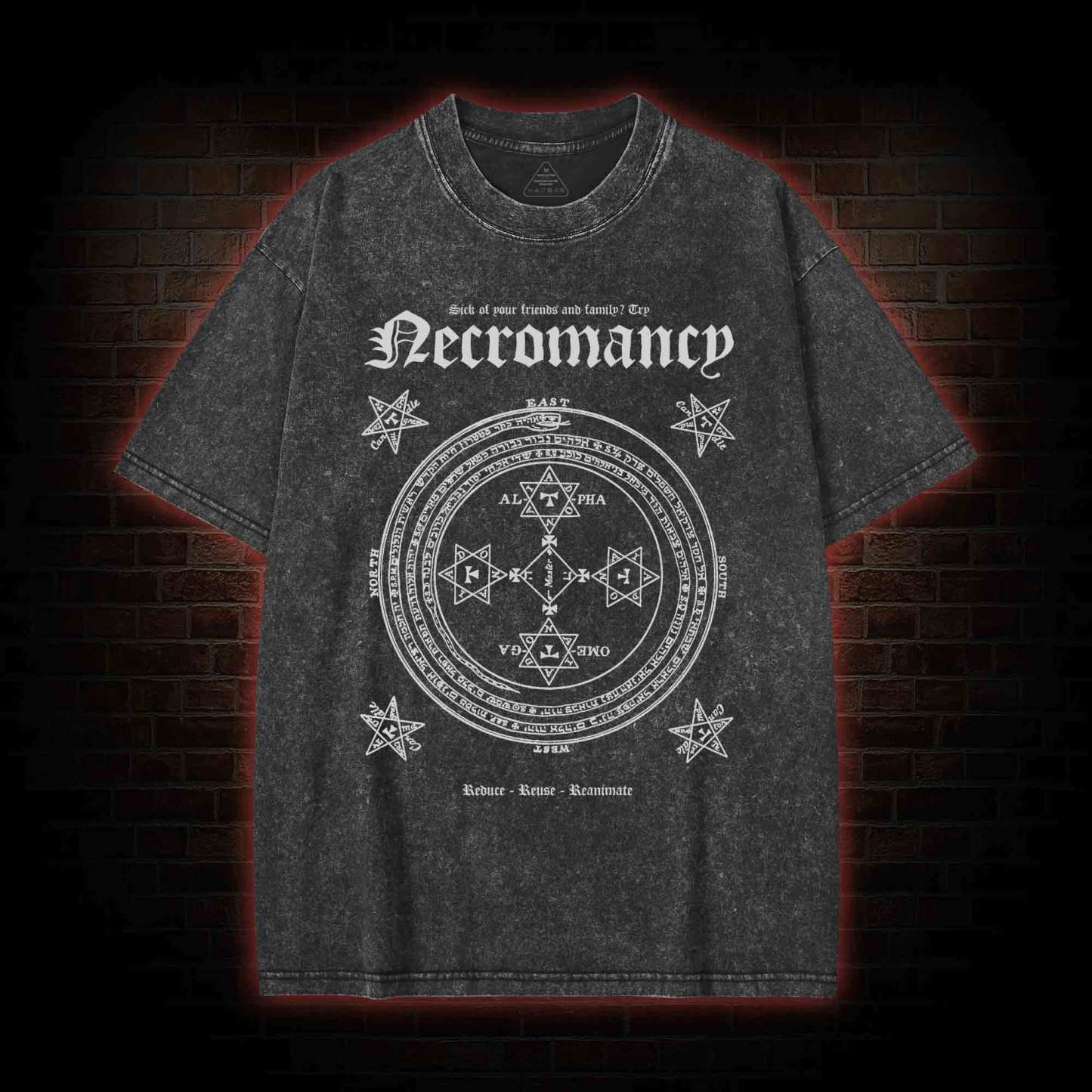 Necromancy Washed T-shirt