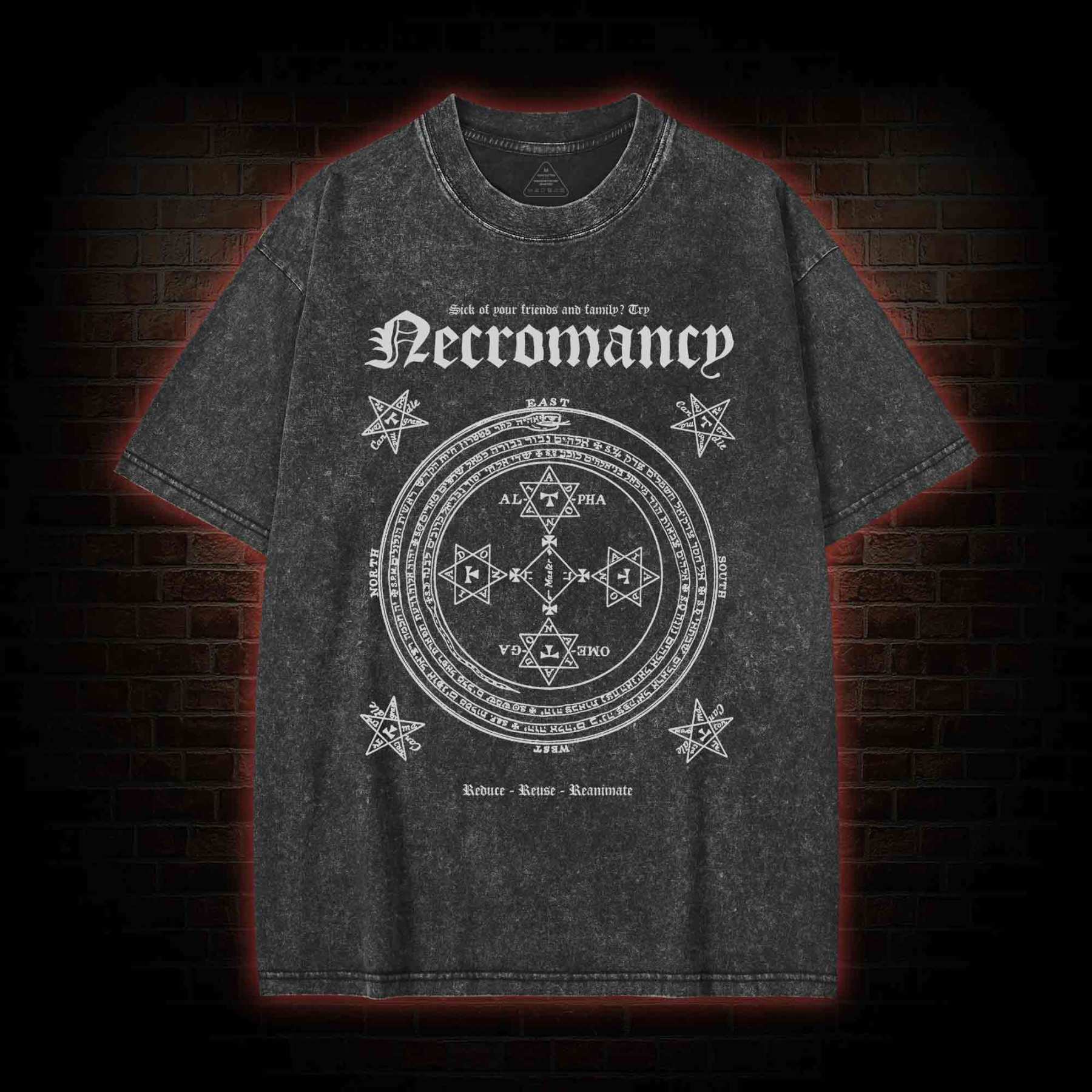 Necromancy Washed T-shirt