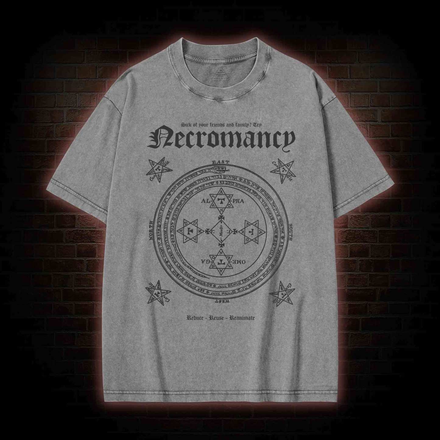 Necromancy Washed T-shirt