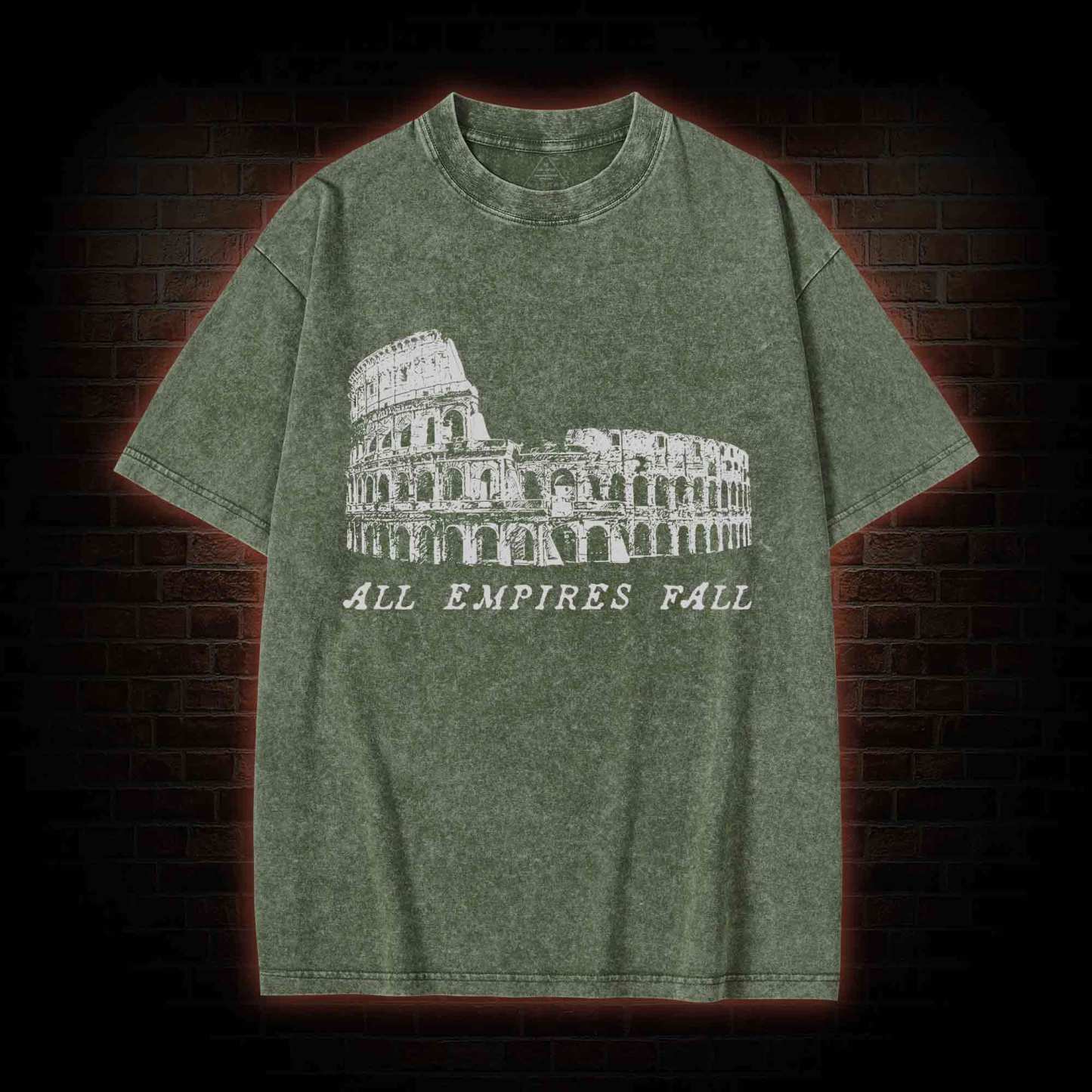 All Empires Fall Washed T-shirt