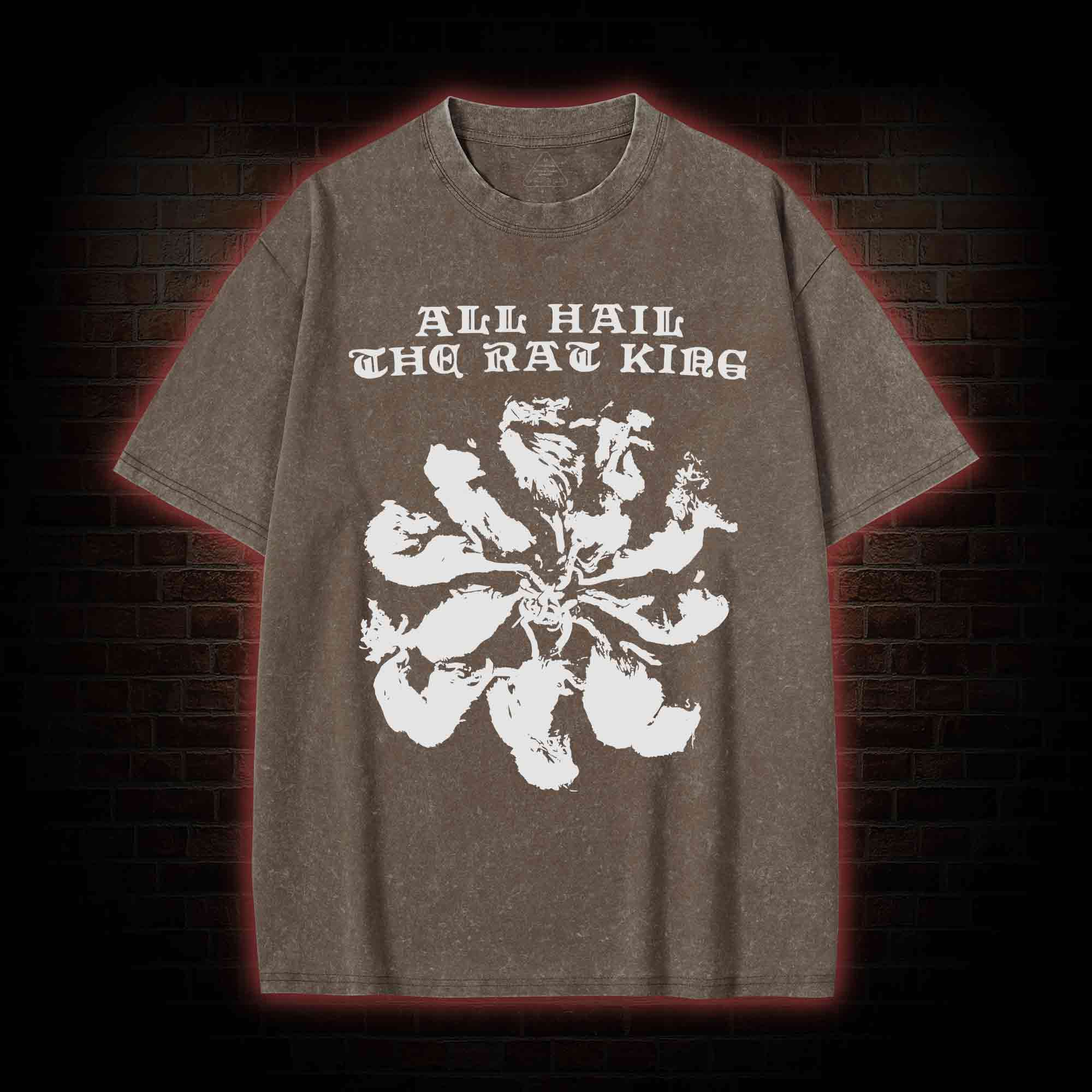 All Hail The Rat King Washed T-shirt