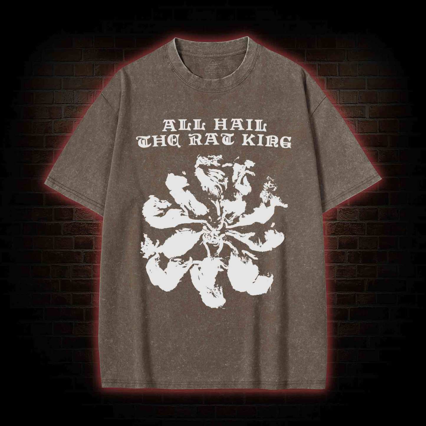 All Hail The Rat King Washed T-shirt