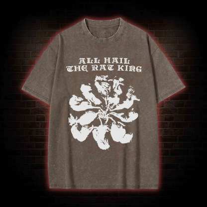 All Hail The Rat King Washed T-shirt