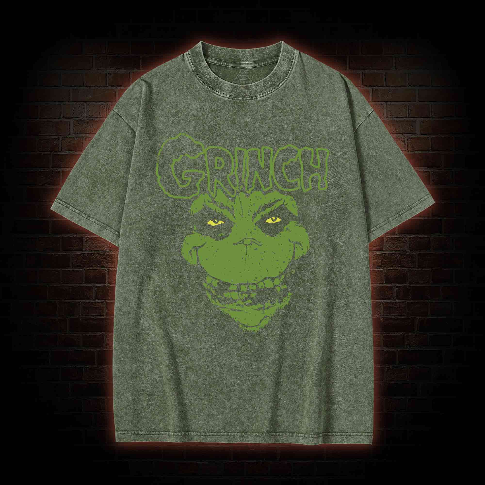 Vintage Grinch Washed T-shirt