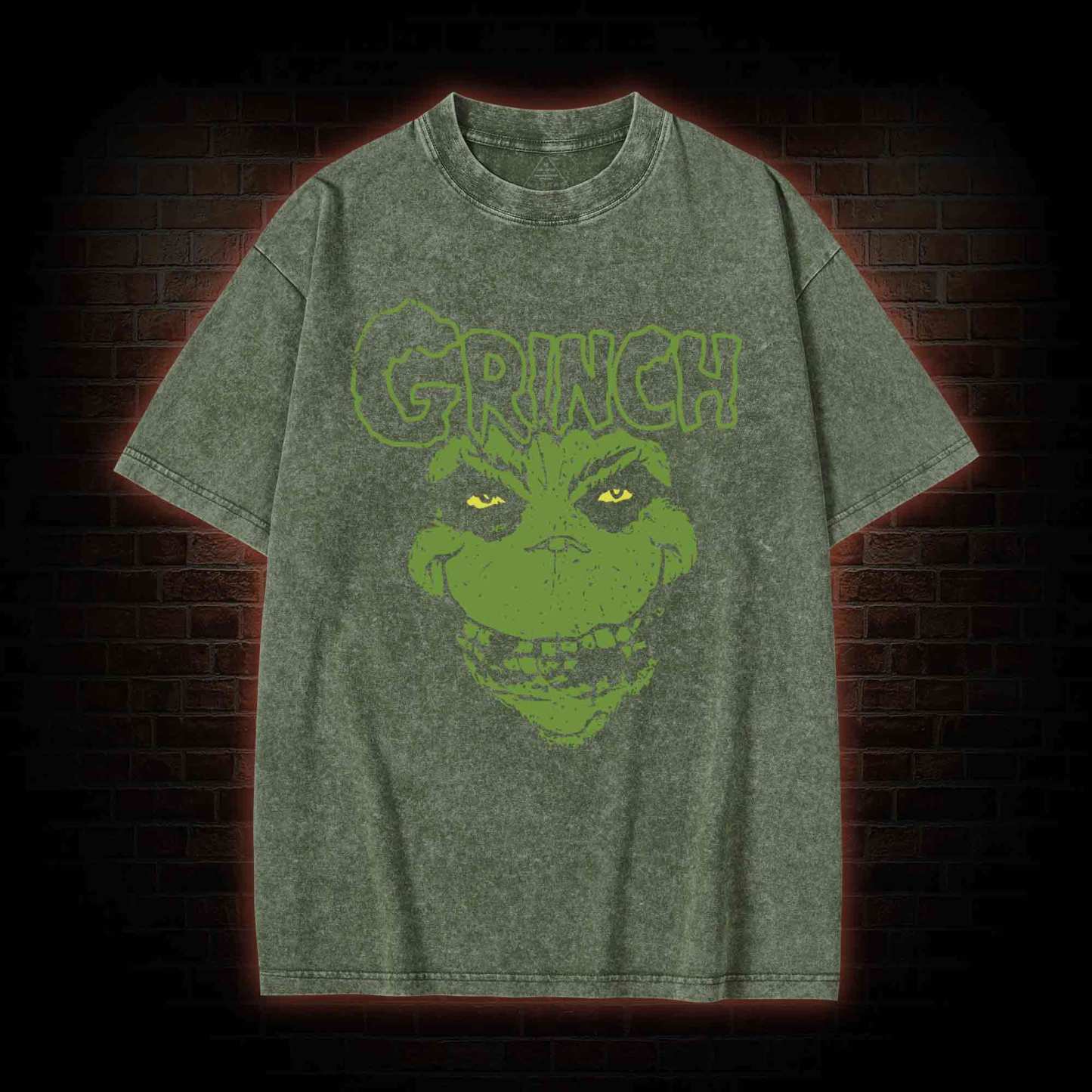 Vintage Grinch Washed T-shirt