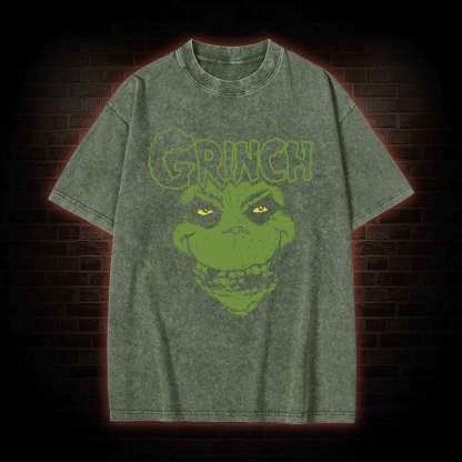 Vintage Grinch Washed T-shirt