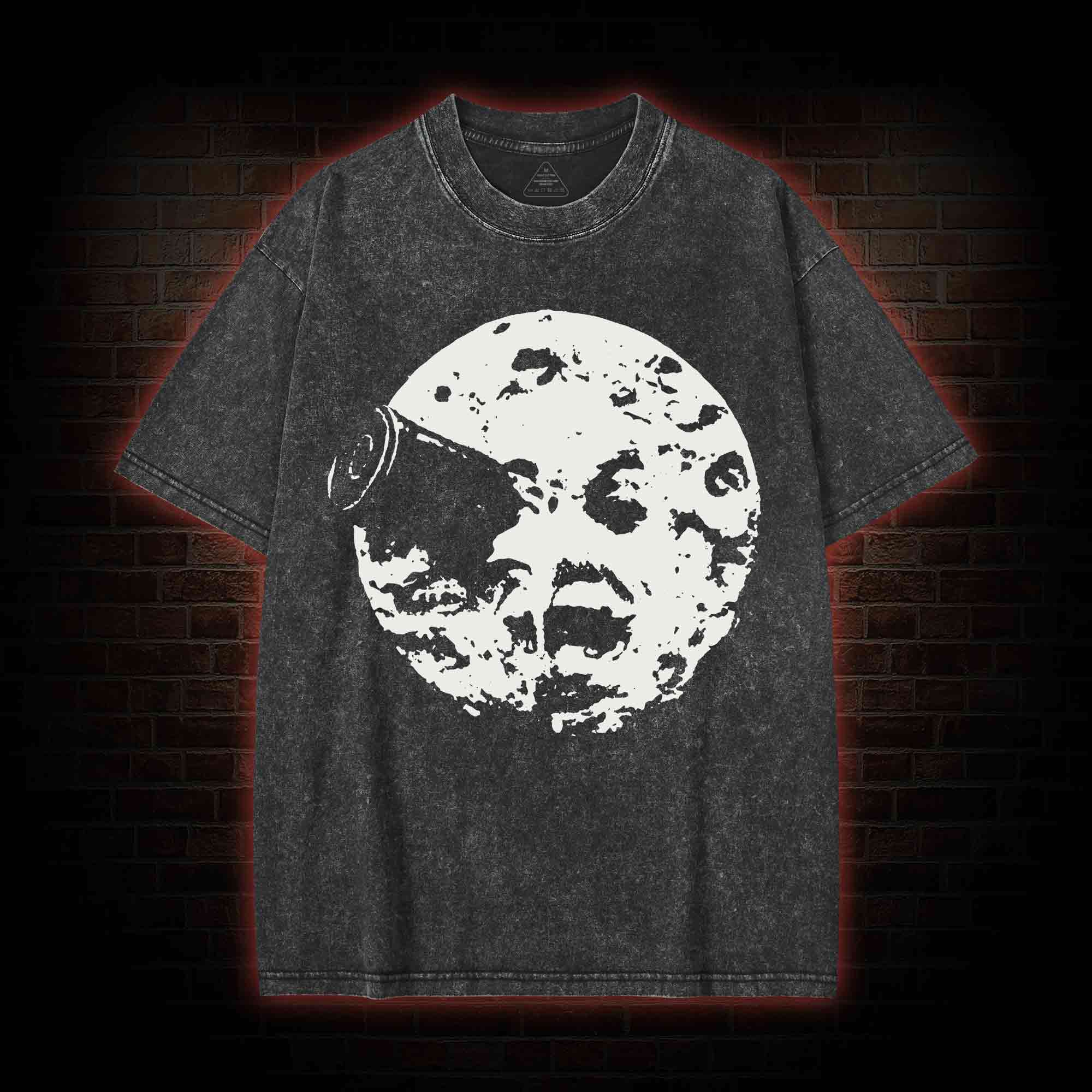 A Trip To The Moon 1902 Washed T-shirt