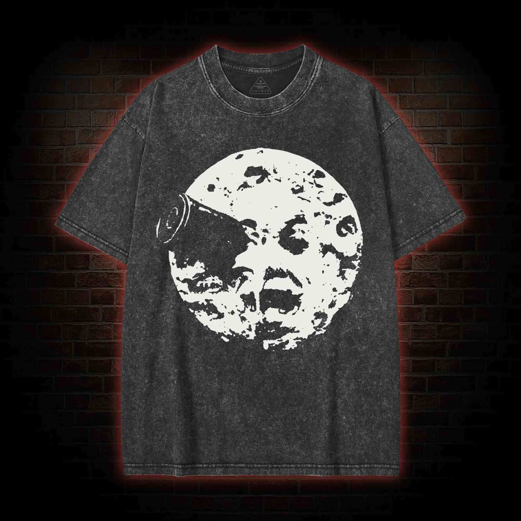 A Trip To The Moon 1902 Washed T-shirt