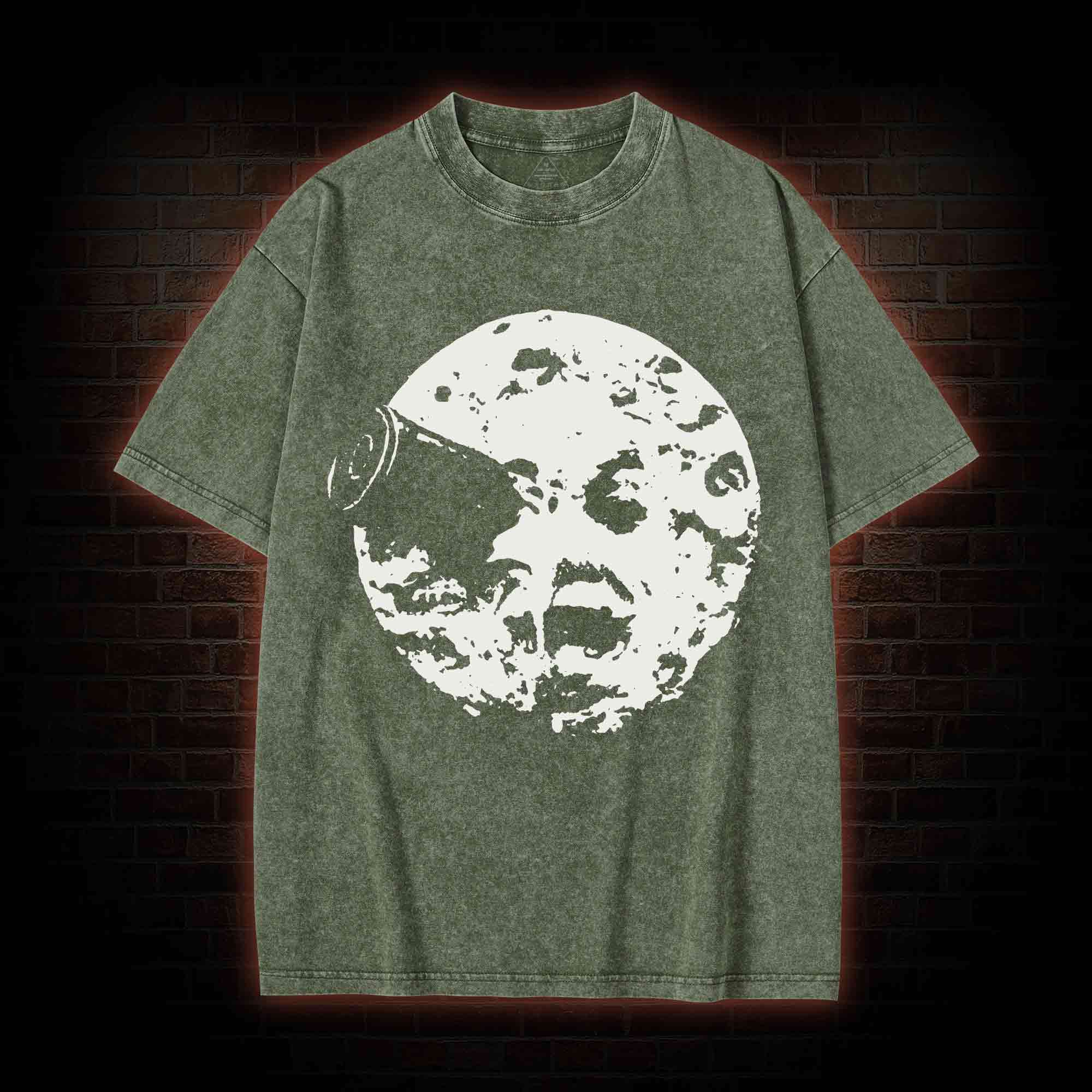 A Trip To The Moon 1902 Washed T-shirt