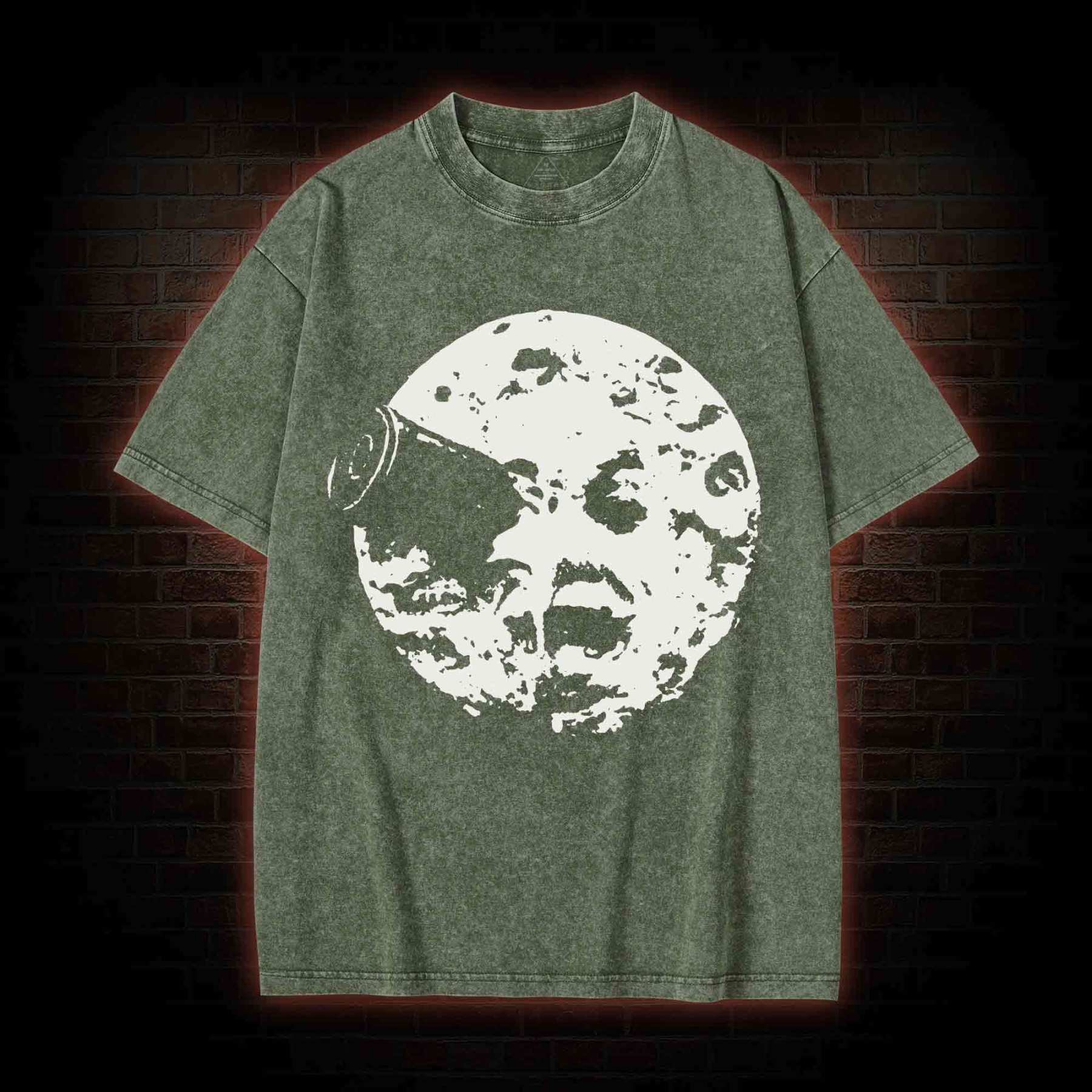 A Trip To The Moon 1902 Washed T-shirt