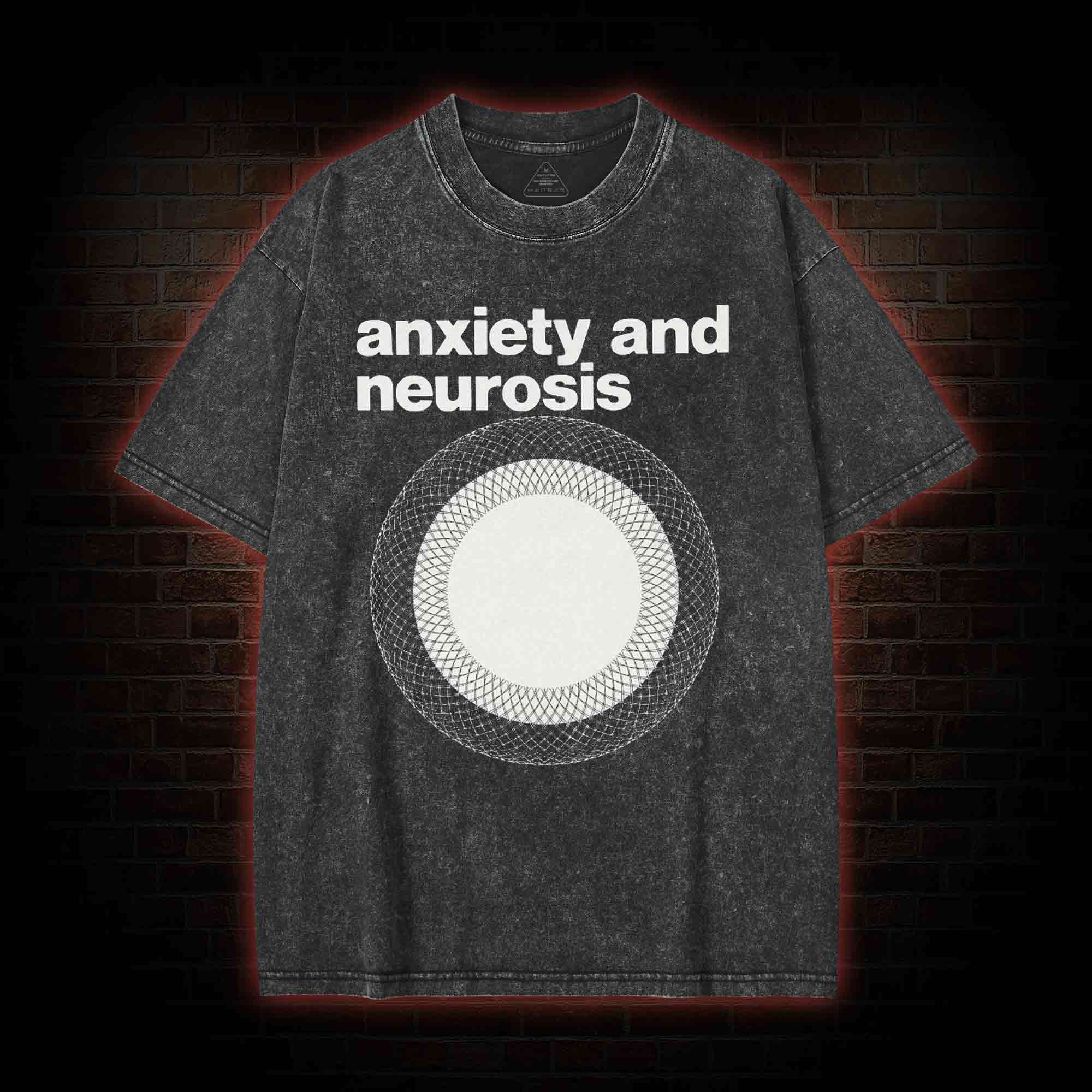 Anxiety Neurosis Washed T-shirt