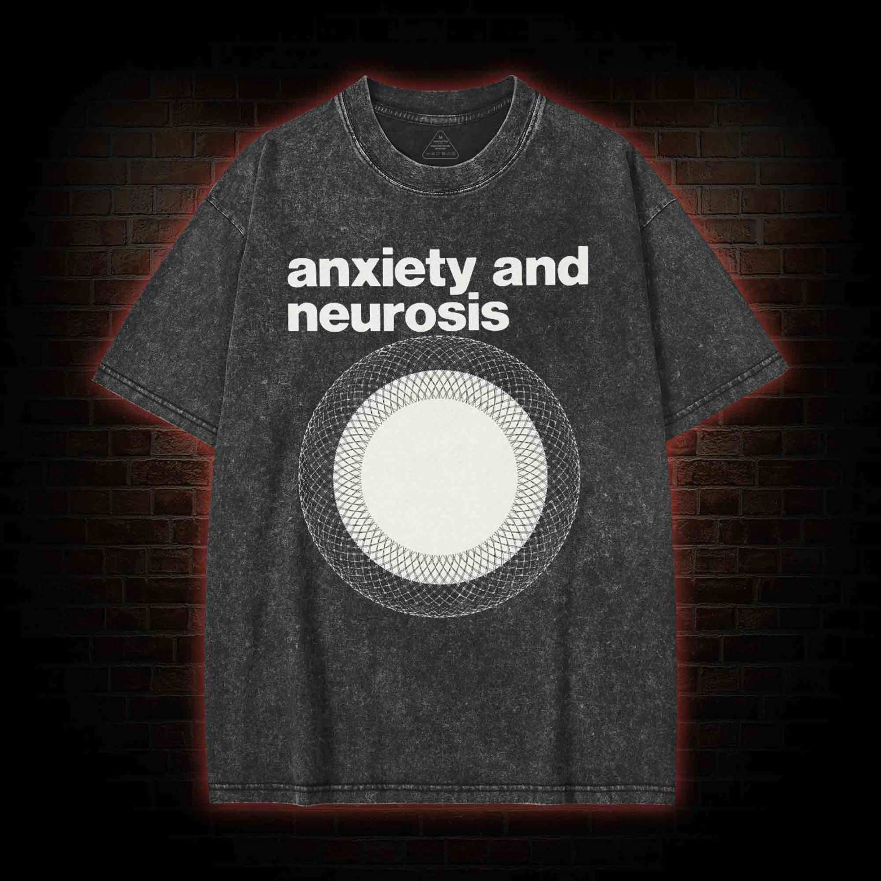 Anxiety Neurosis Washed T-shirt