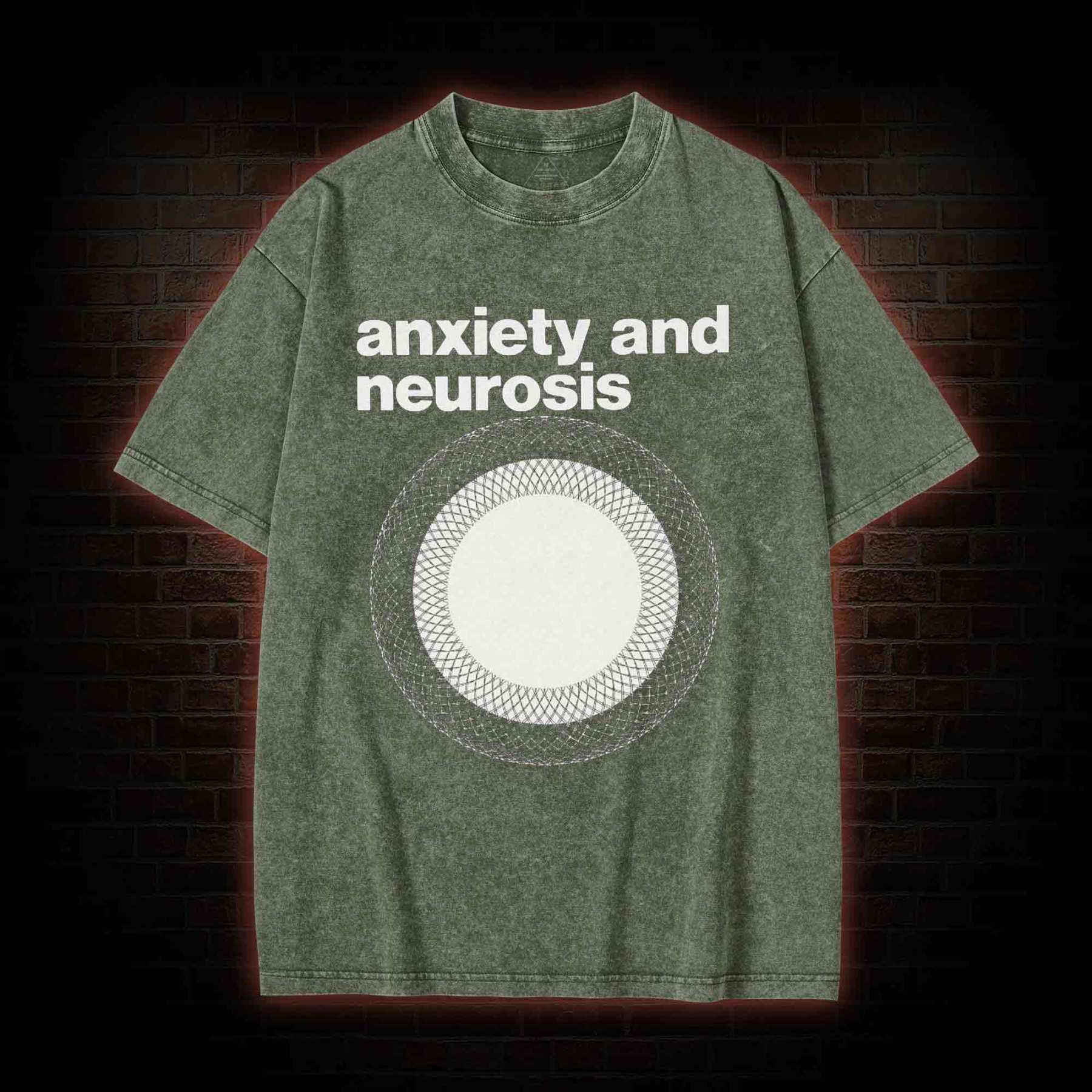Anxiety Neurosis Washed T-shirt