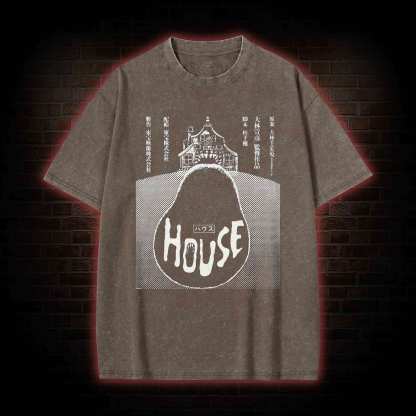 House Hausu Film Washed T-shirt