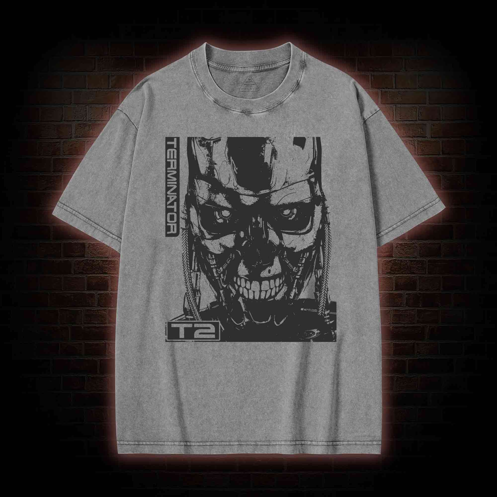 Terminator T2 Film Washed T-shirt