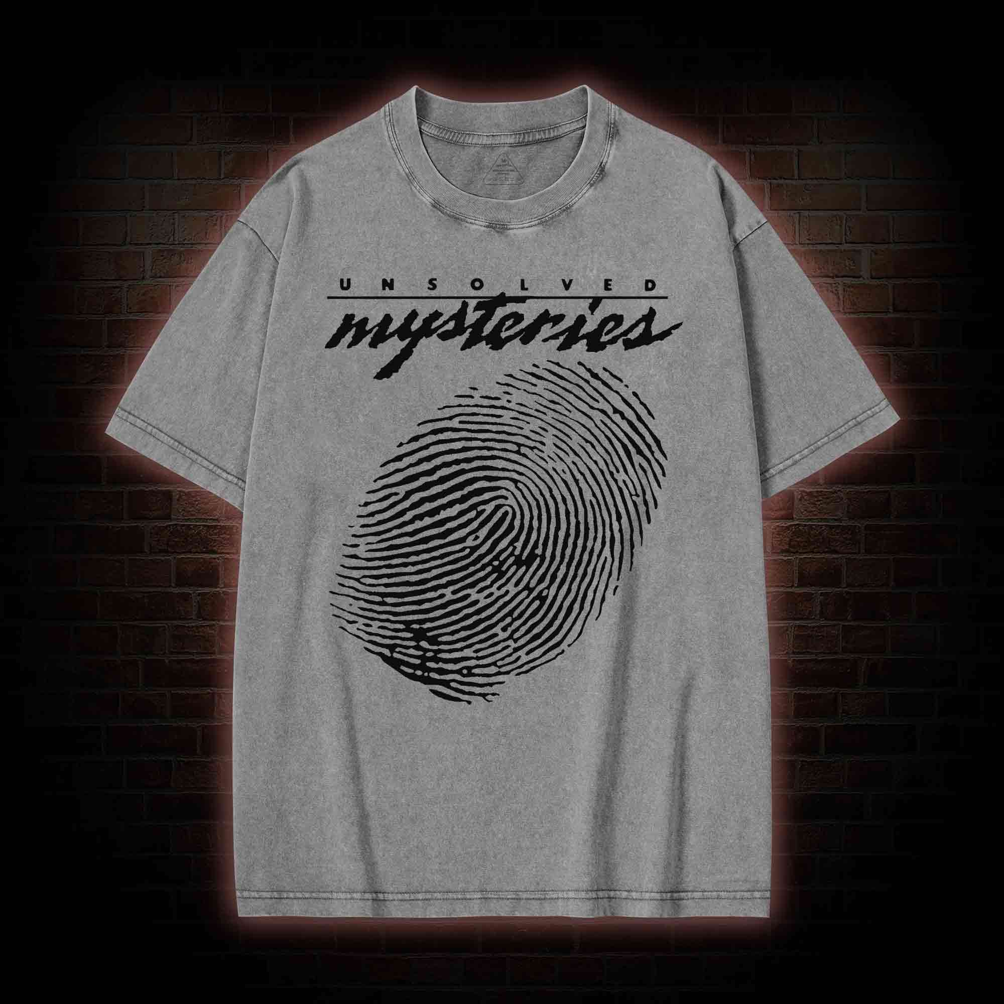 Unsolved Mysteries Washed T-shirt