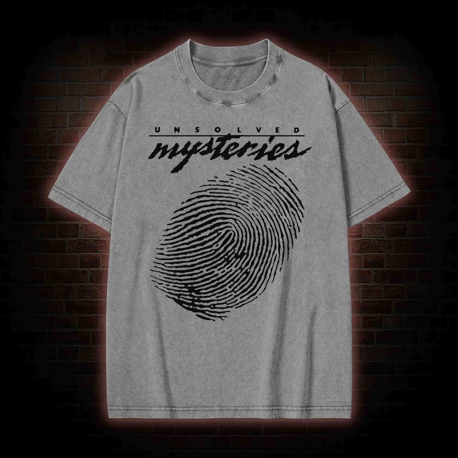 Unsolved Mysteries Washed T-shirt
