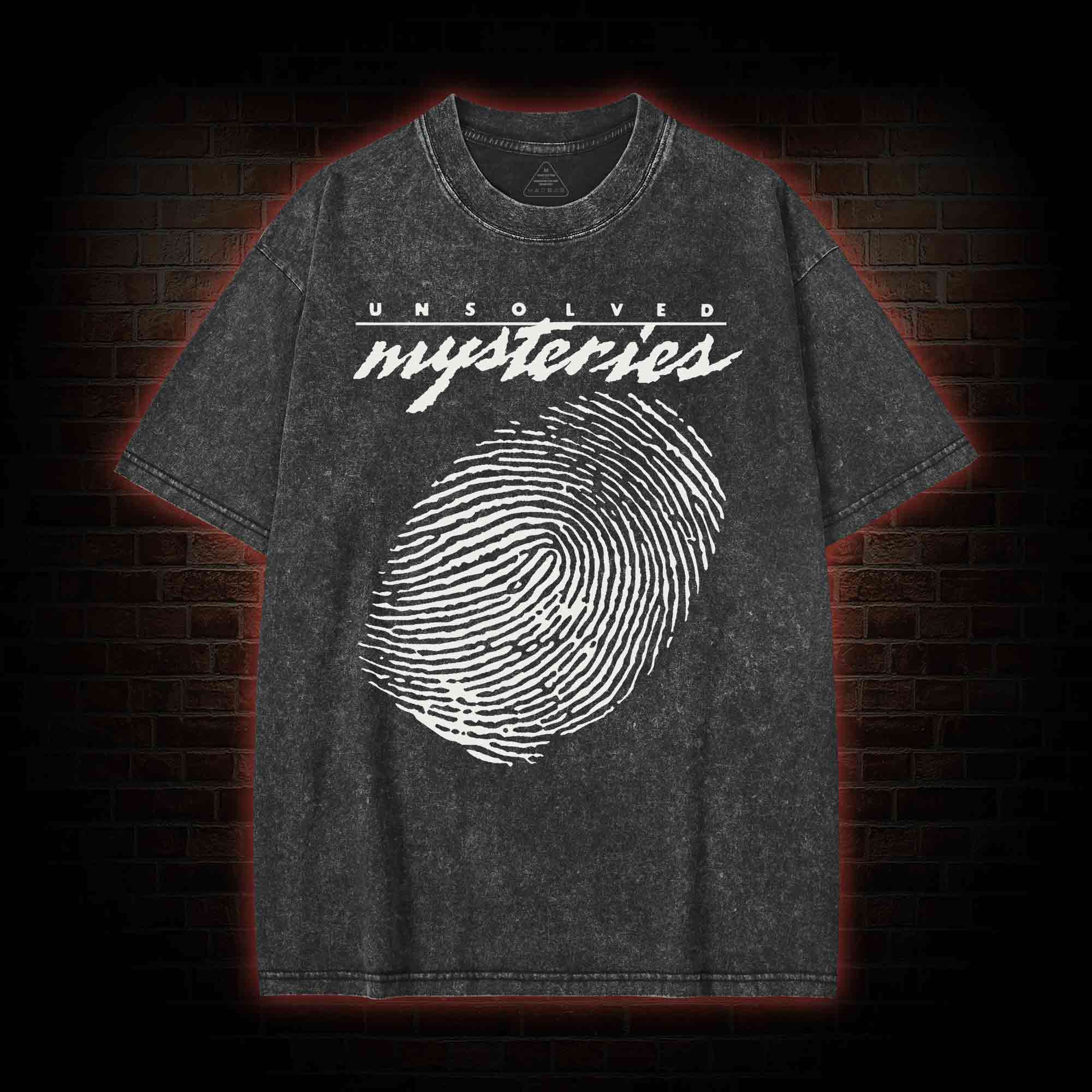 Unsolved Mysteries Washed T-shirt