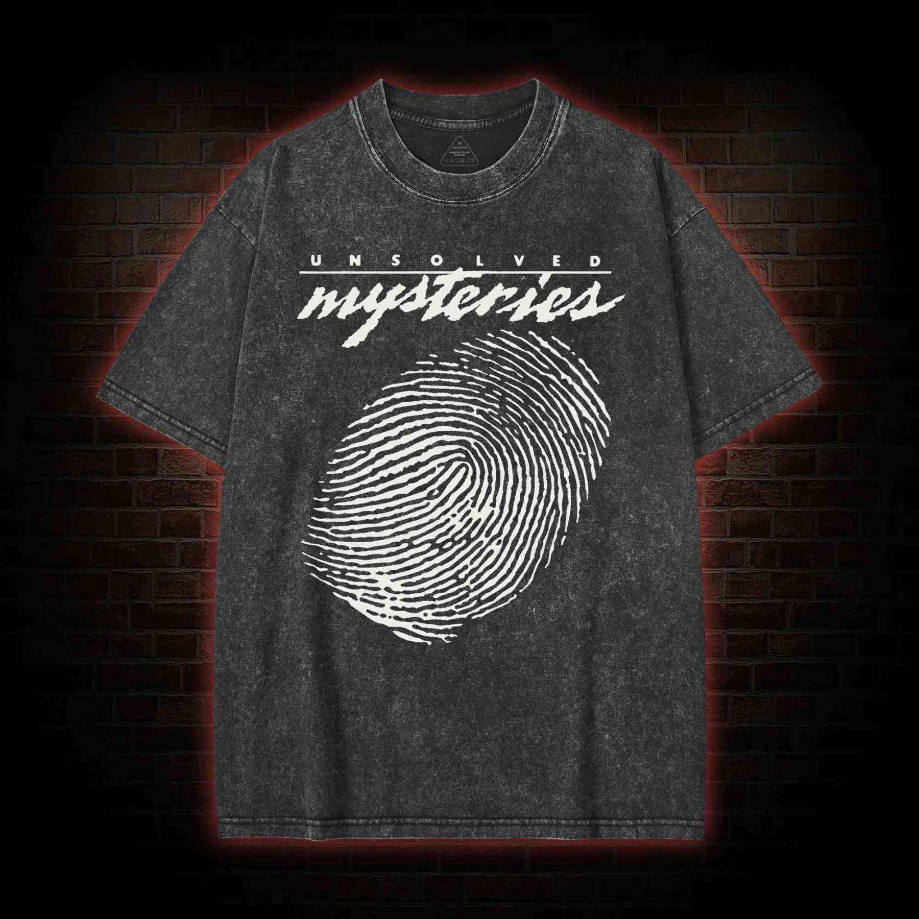 Unsolved Mysteries Washed T-shirt