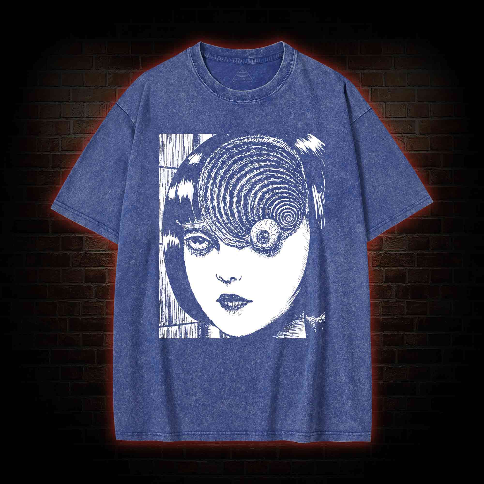 Uzumaki Eyeball Washed T-shirt
