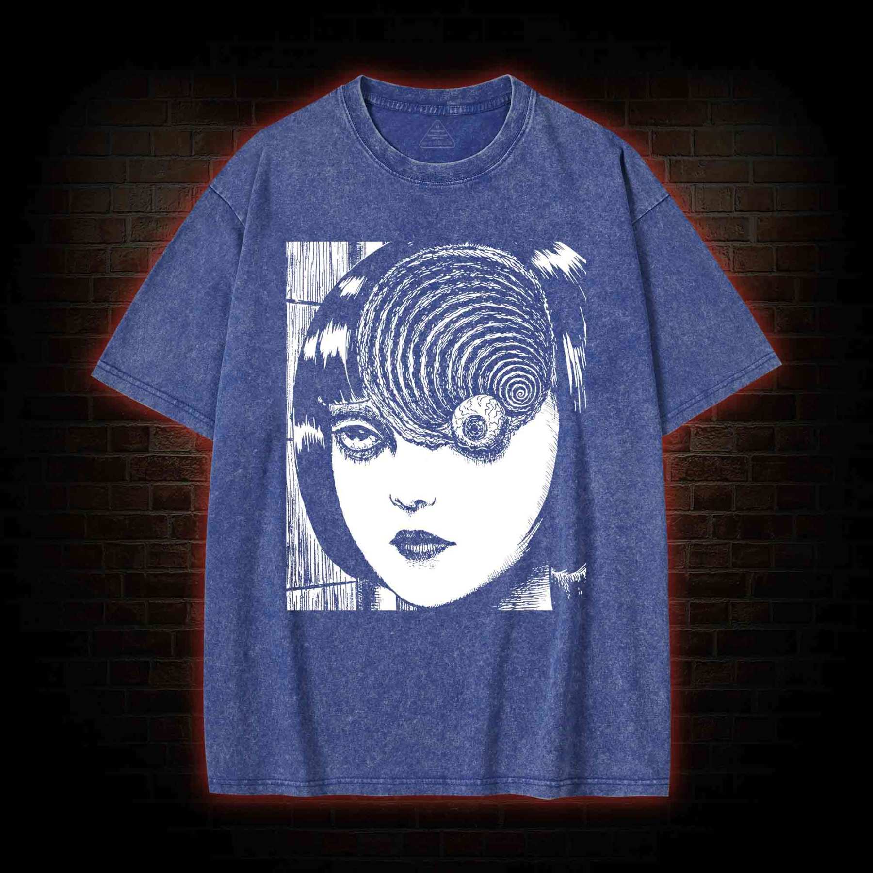 Uzumaki Eyeball Washed T-shirt