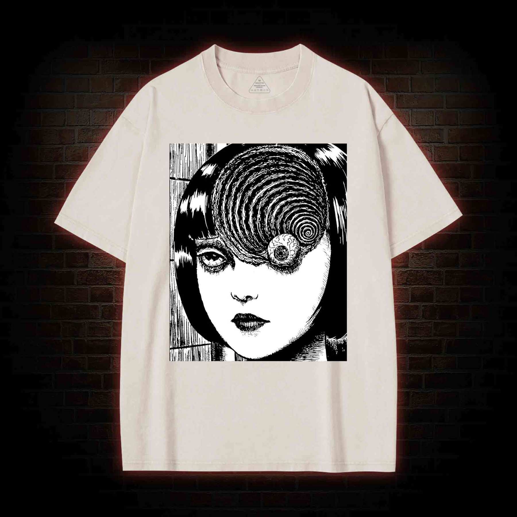 Uzumaki Eyeball Washed T-shirt