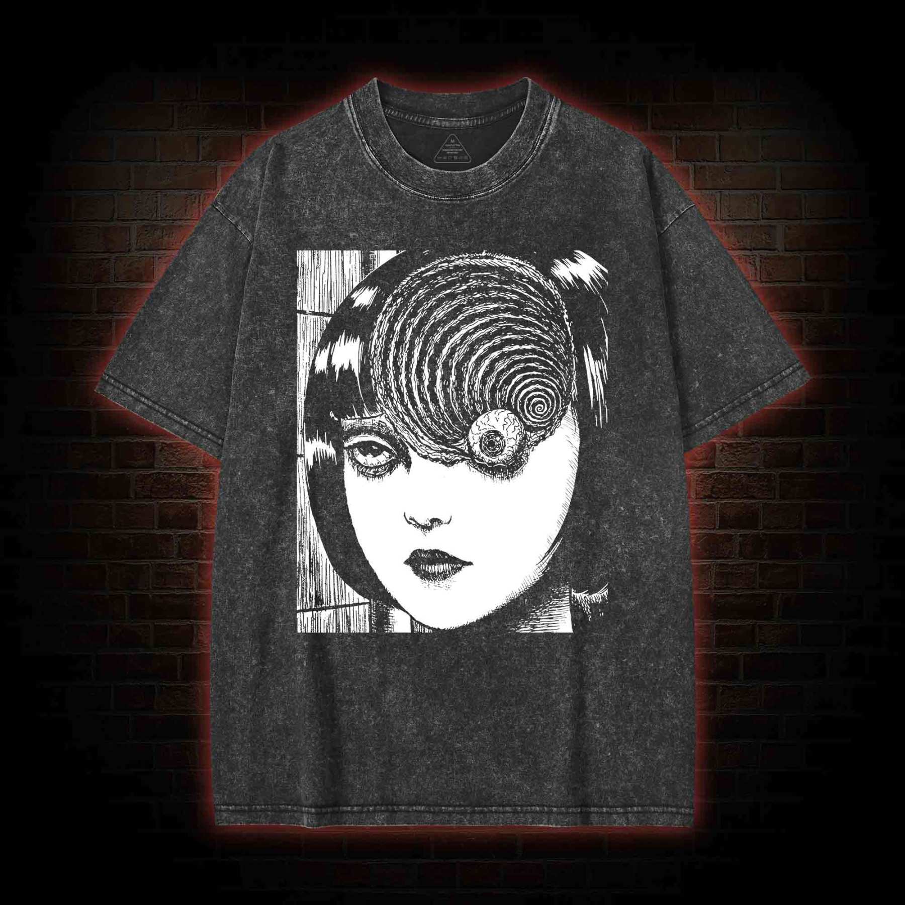 Uzumaki Eyeball Washed T-shirt