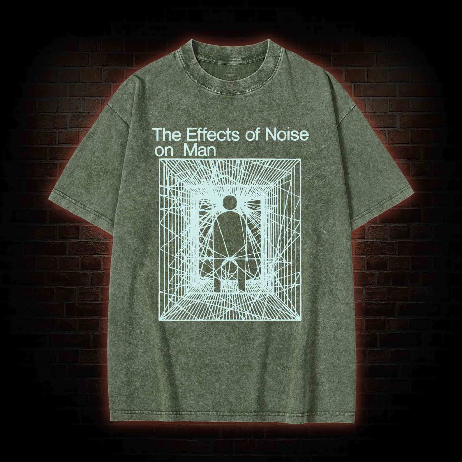 The Effects Of Noise On Men Washed T-shirt