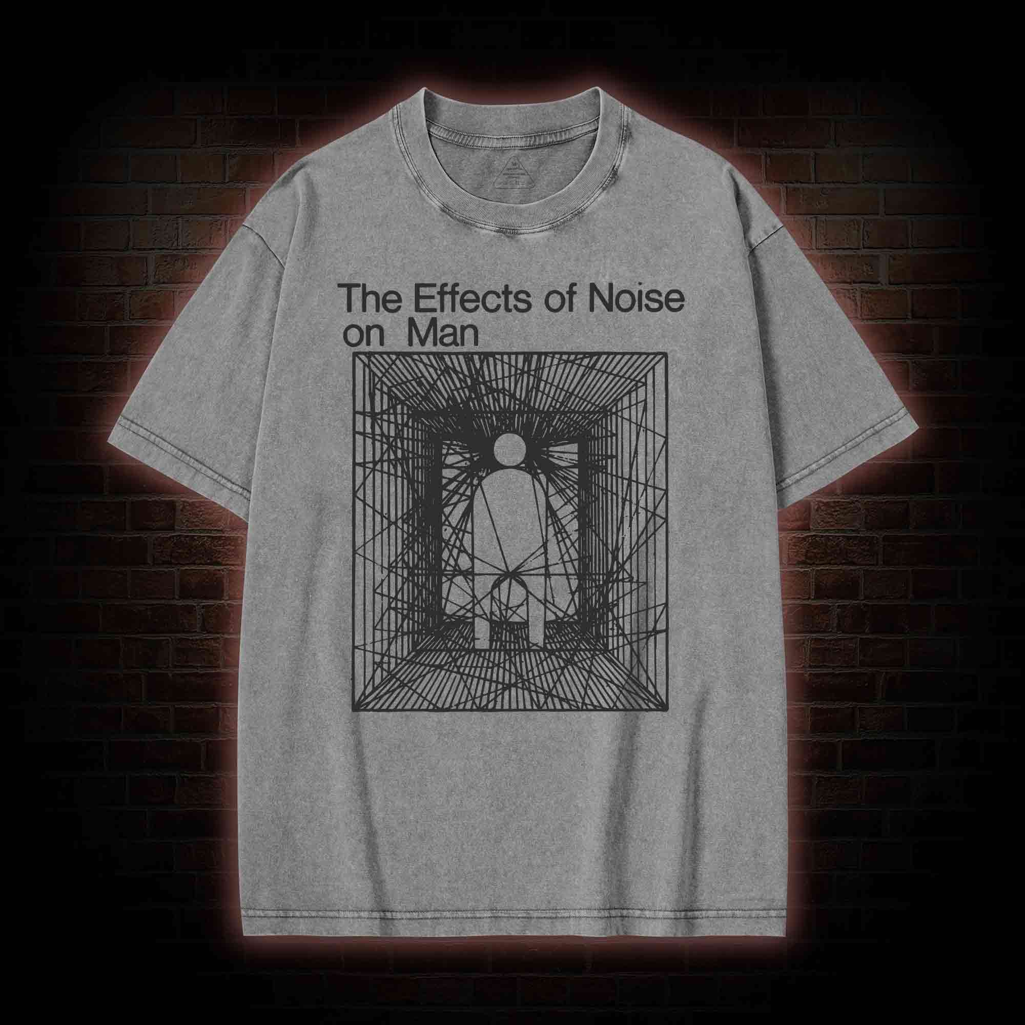 The Effects Of Noise On Men Washed T-shirt