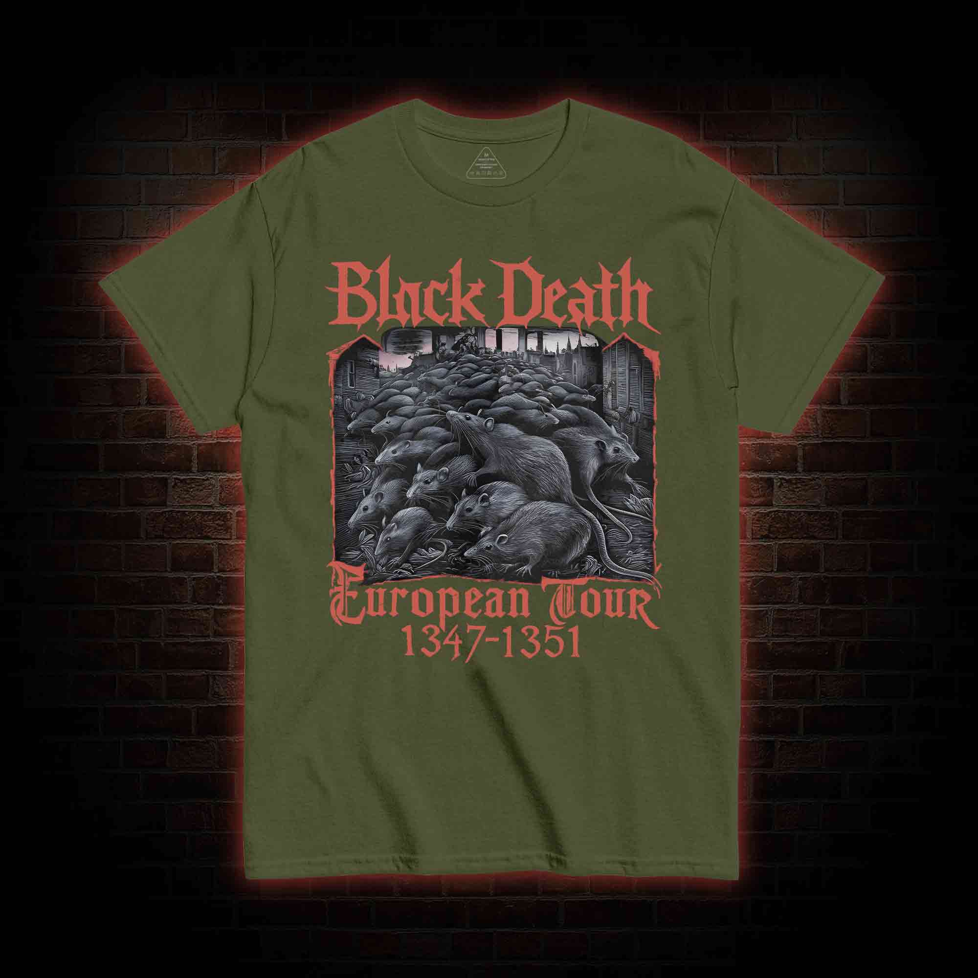 Vintage Black Death European Tour T-shirt