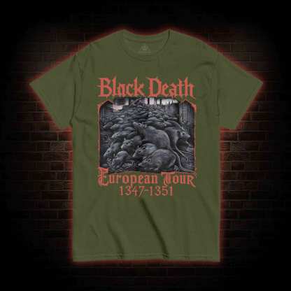 Vintage Black Death European Tour T-shirt