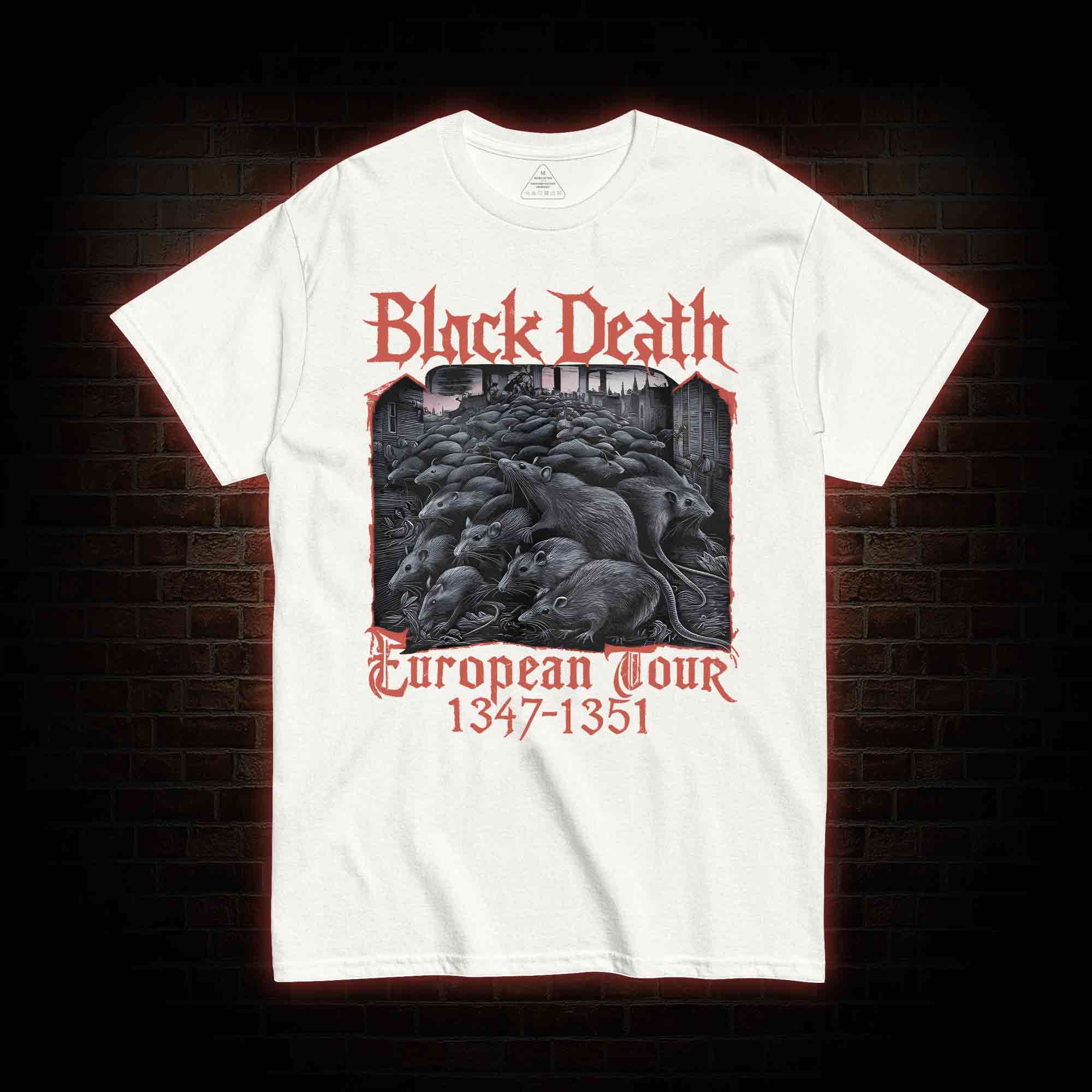 Vintage Black Death European Tour T-shirt