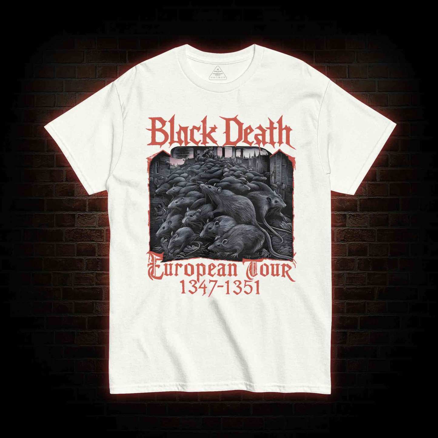 Vintage Black Death European Tour T-shirt