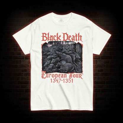Vintage Black Death European Tour T-shirt
