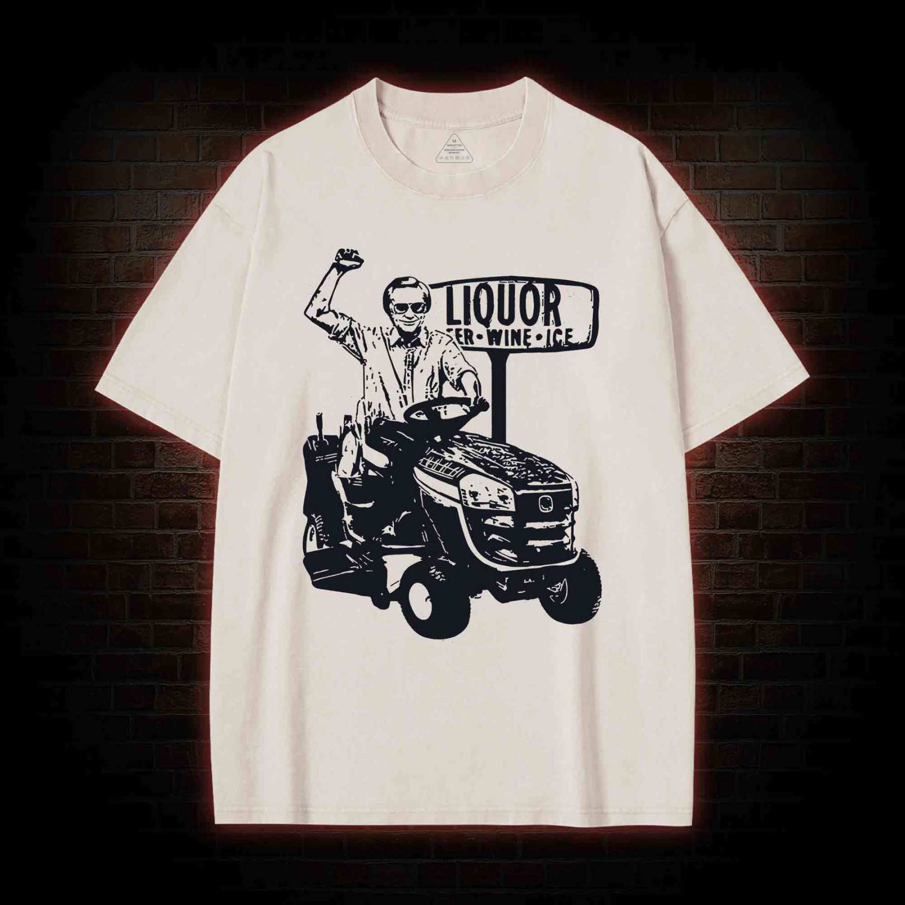 George Jones Tractor Graphic Washed T-shirt