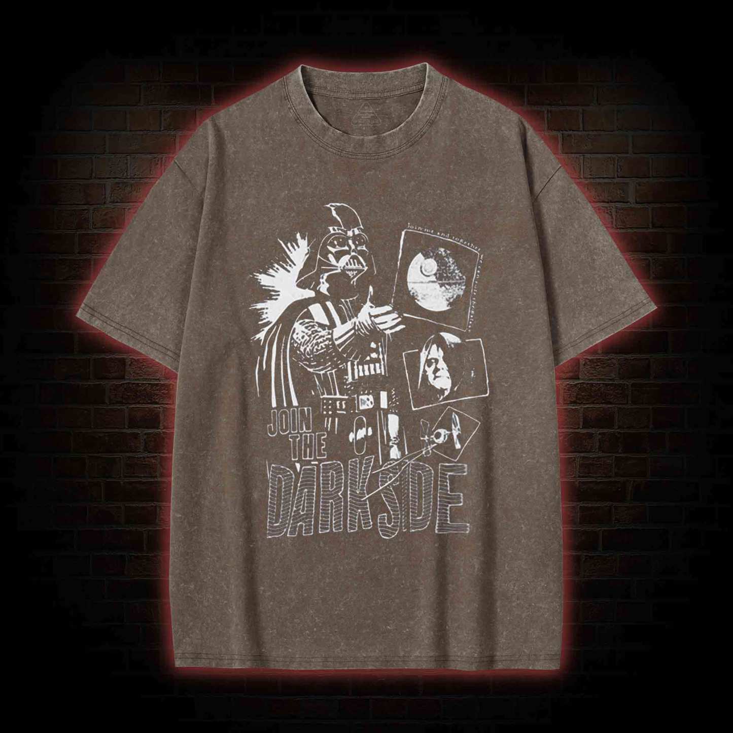 Join The Darkside Graphic Washed T-shirt