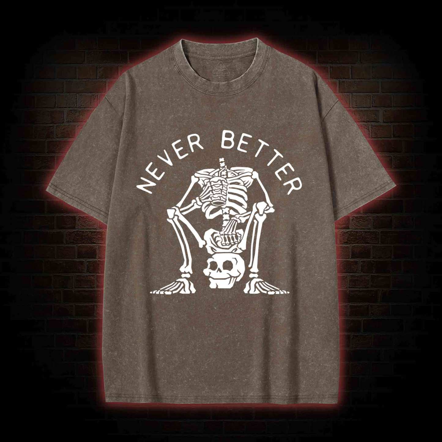 Never Better Graphic Washed T-shirt