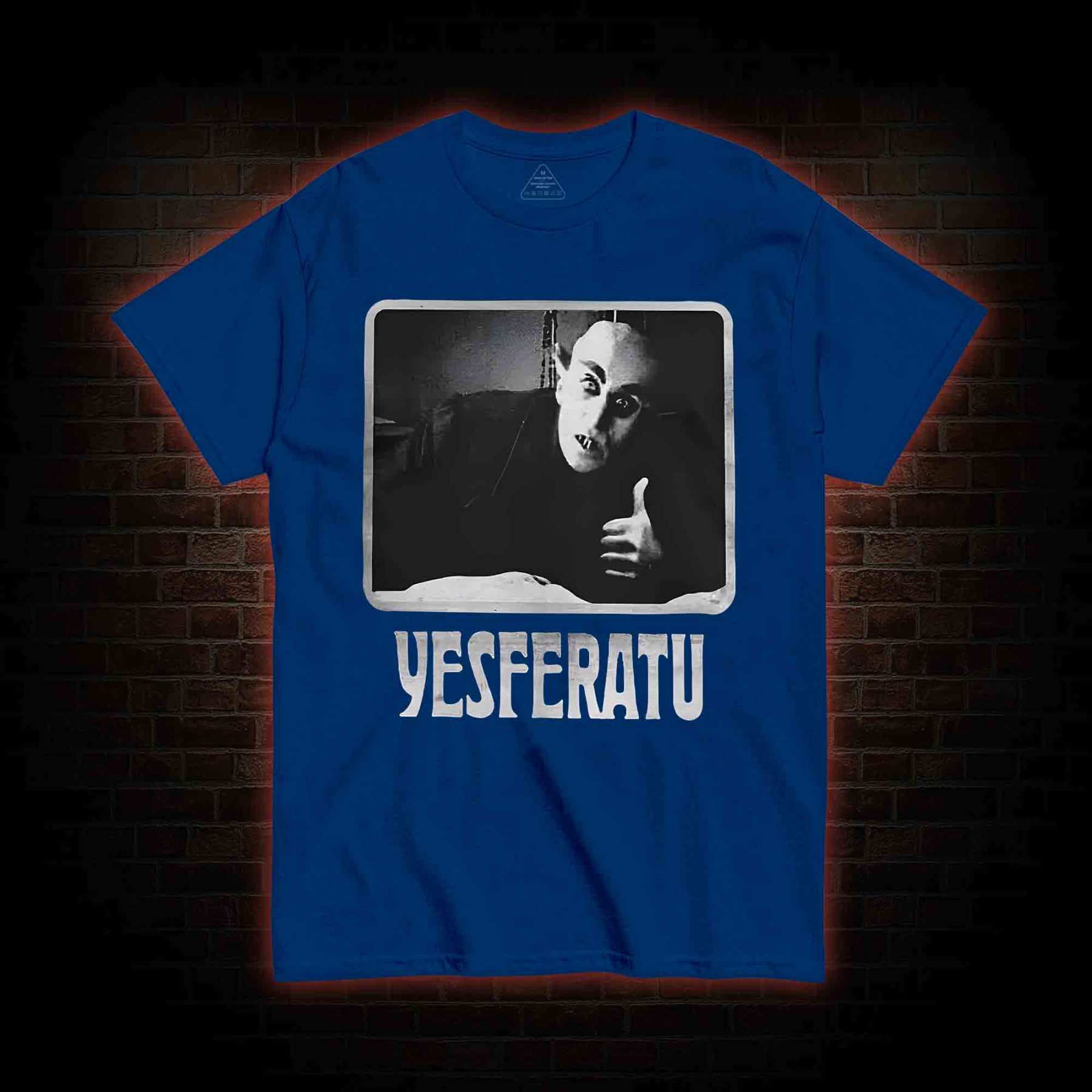 Yesferatu Funny Horror Retro T-shirt