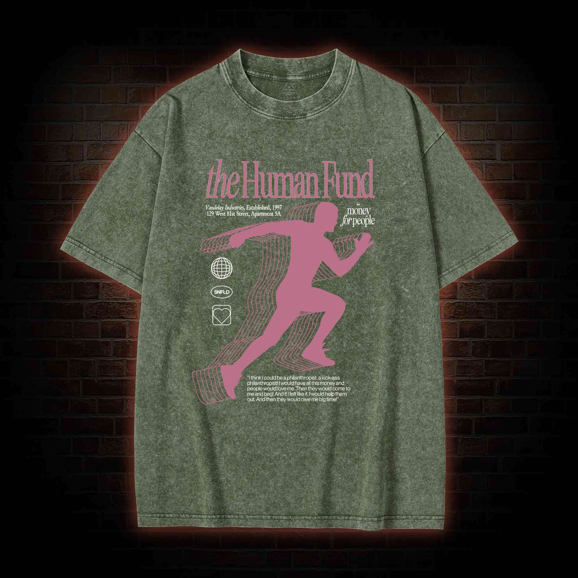 The Human Fund Seinfeld Washed T-shirt