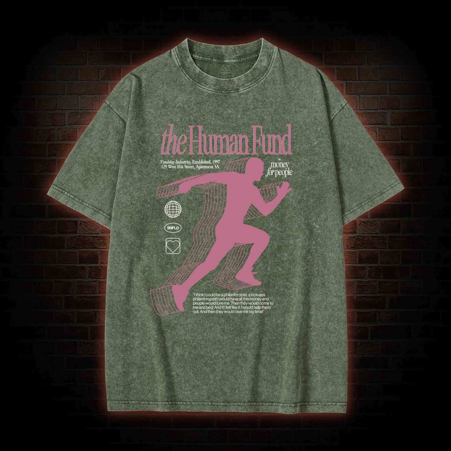 The Human Fund Seinfeld Washed T-shirt