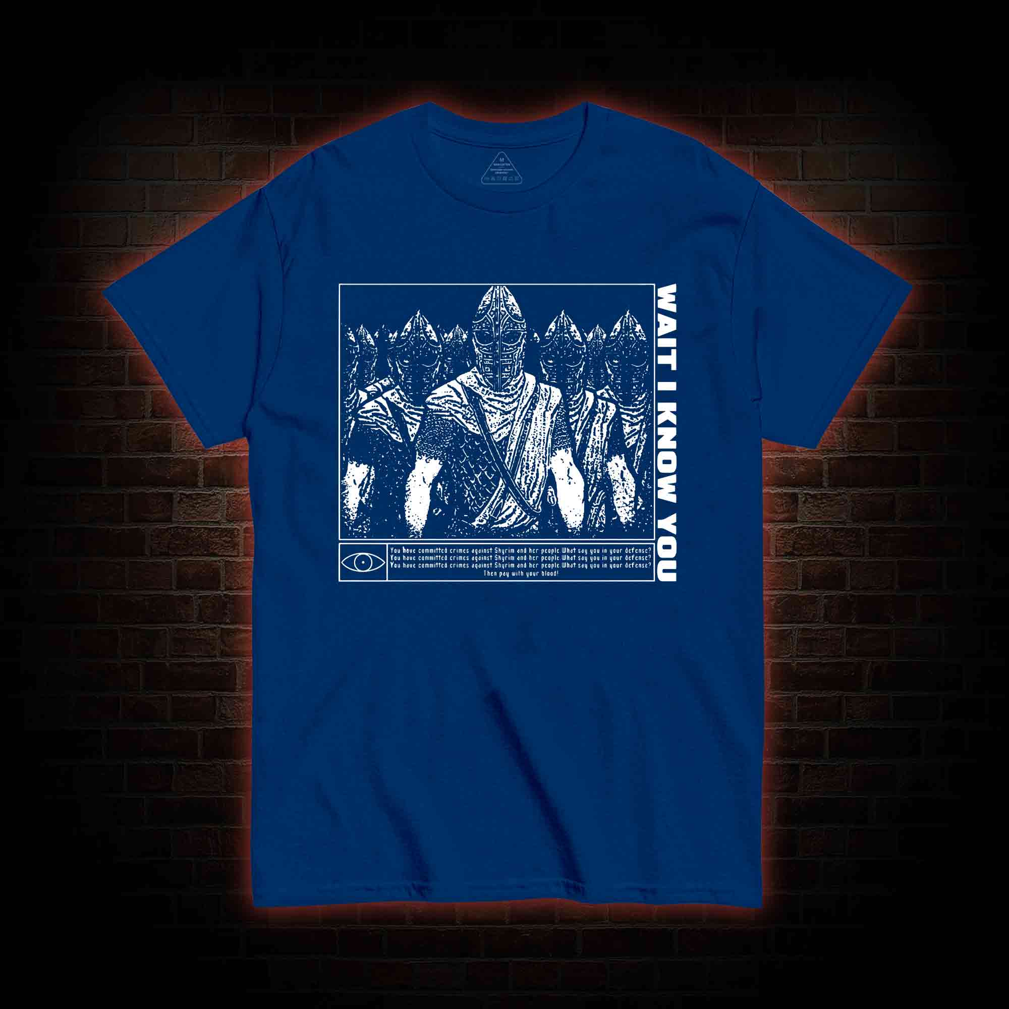 Wait I Know You. Skyrim Themed T-shirt