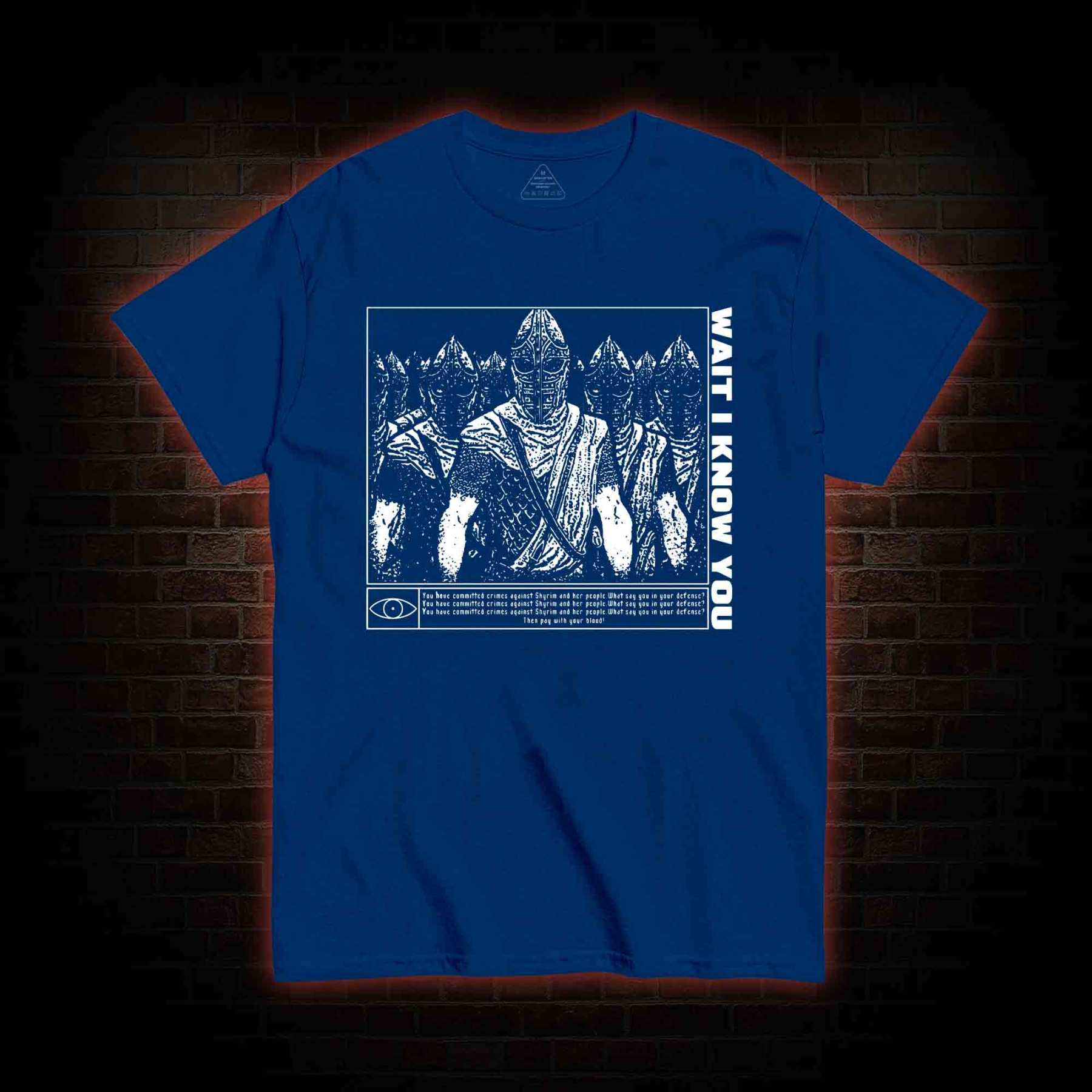 Wait I Know You. Skyrim Themed T-shirt