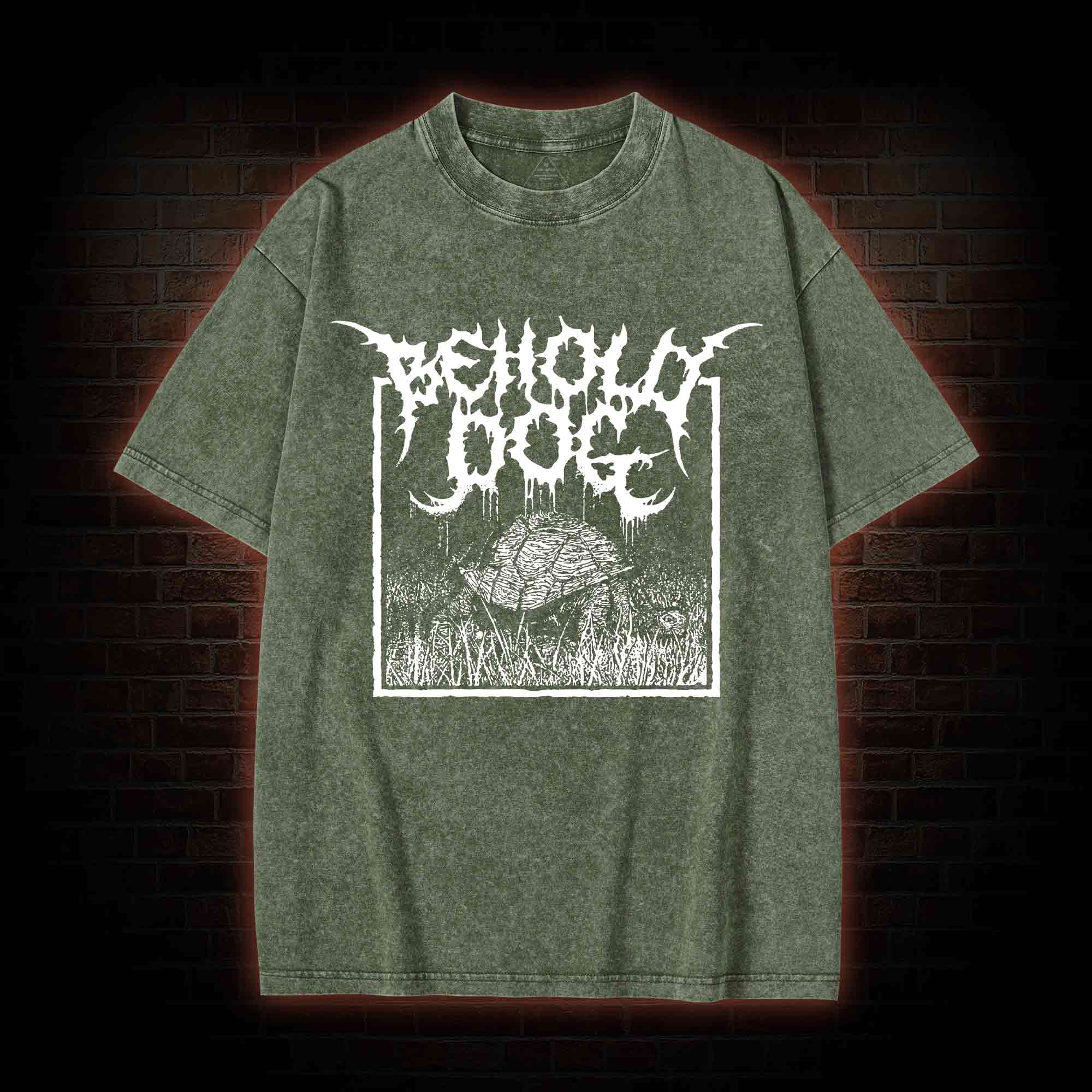 Behold Dog Washed T-shirt