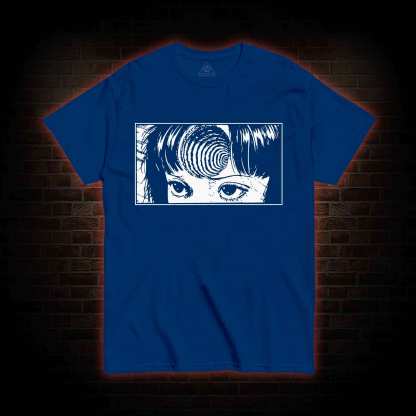 Creepy Girl Eyes, Spiral Horror Manga T-shirt