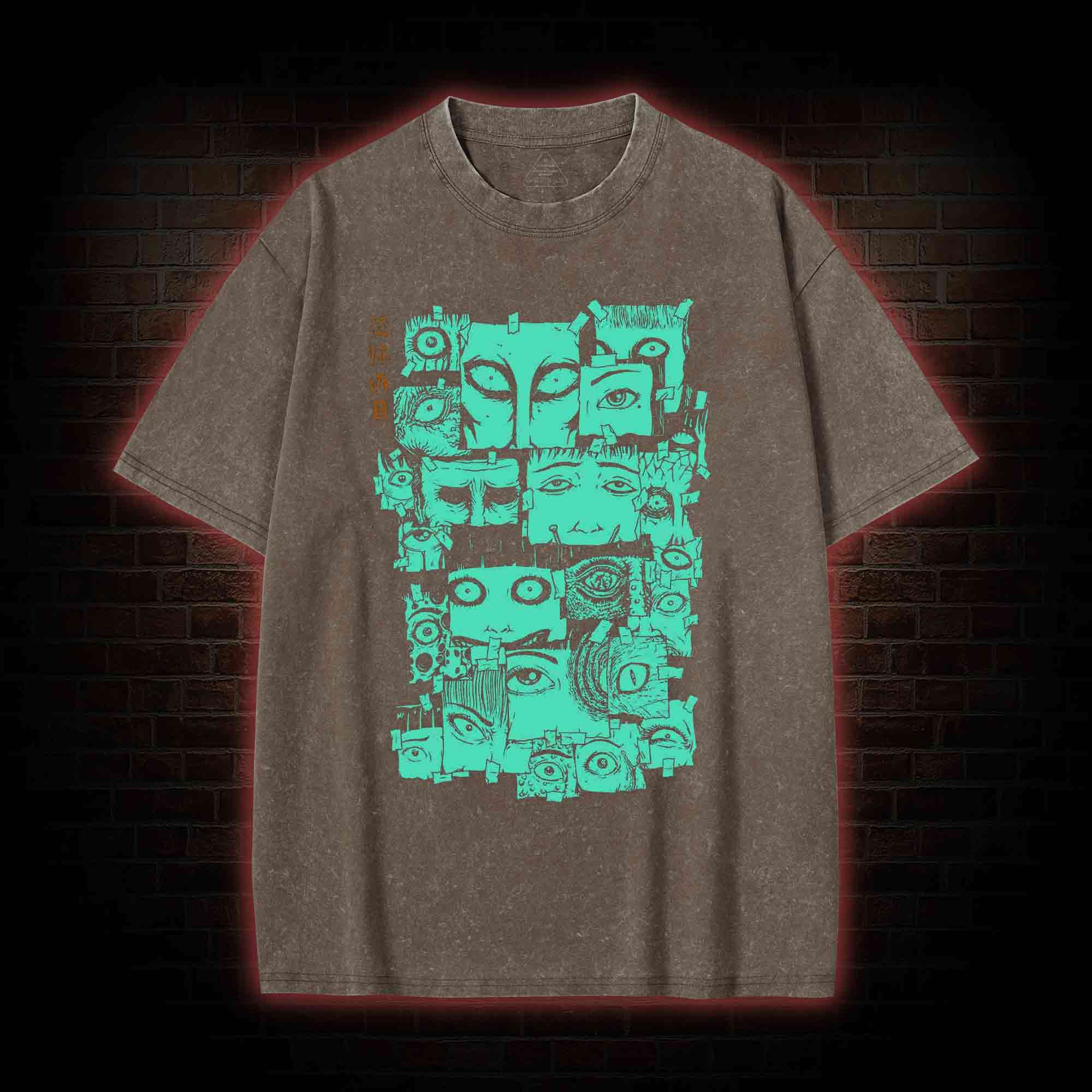 Eyes Of Horror Washed T-shirt