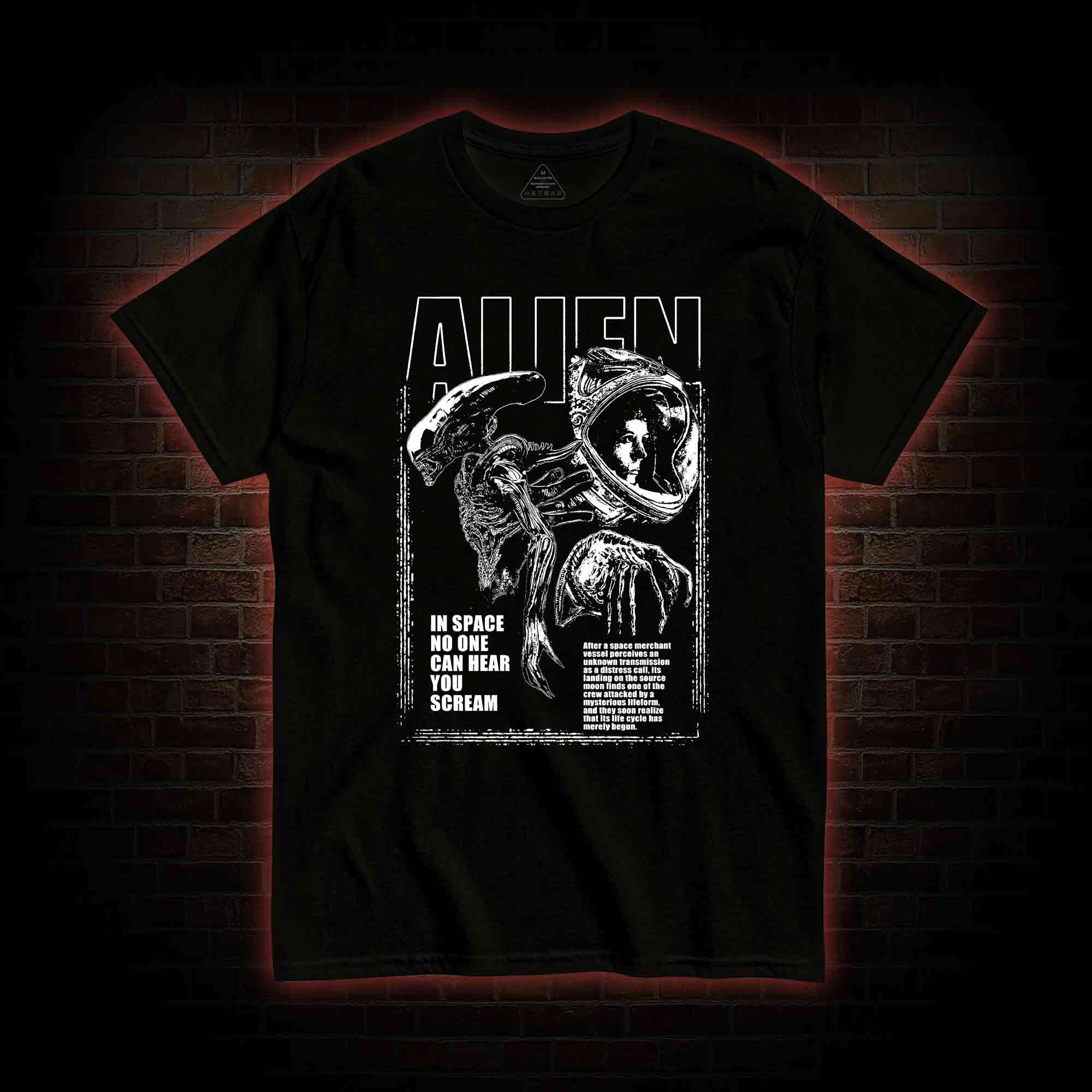 Alien Space Blk T-shirt